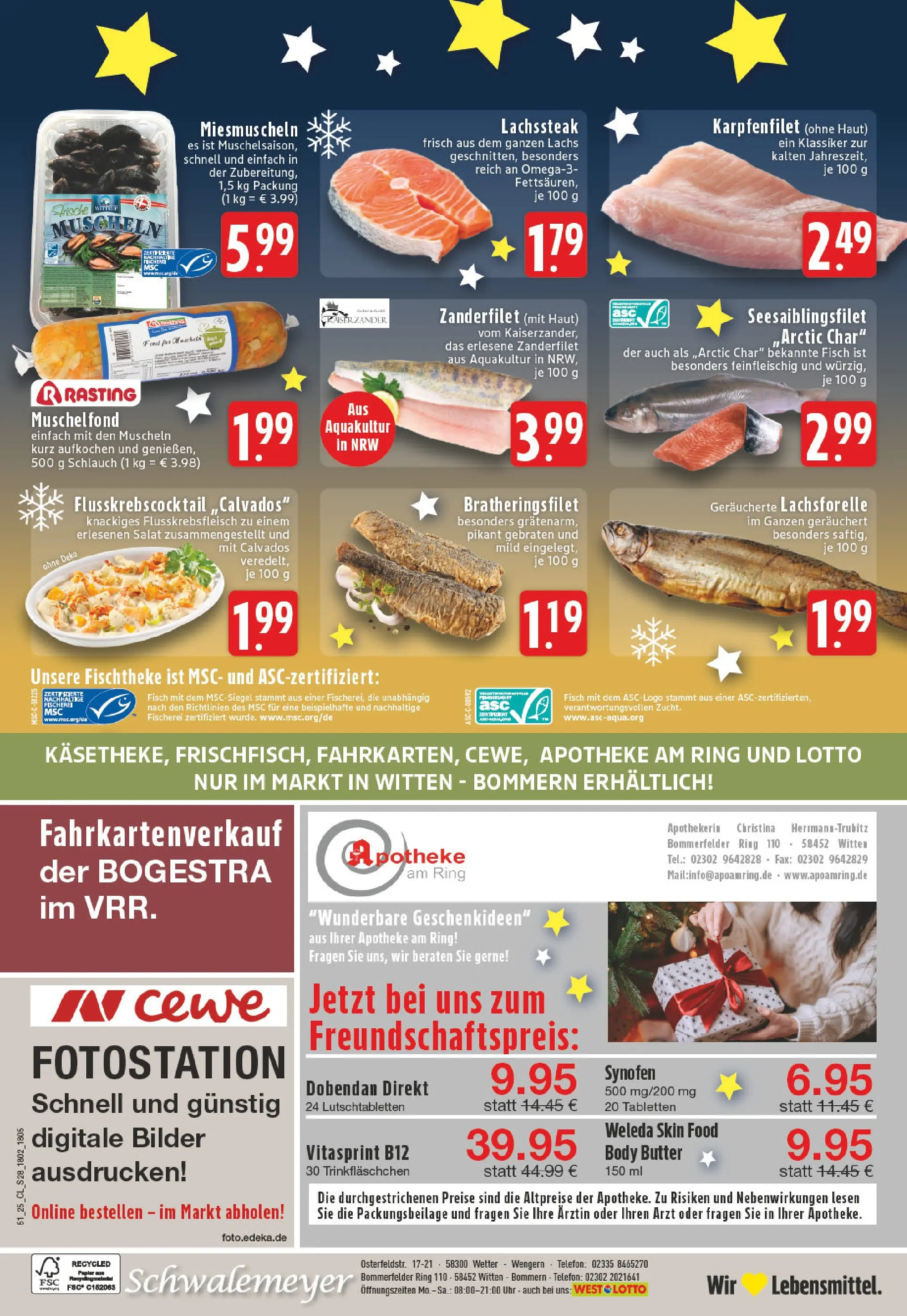 Edeka prospekt Witten-Bommern	 (ab 15.12.2025) » Angebote Online | Seite: 30 | Produkte: Fisch, Bilder, Salat, Telefon
