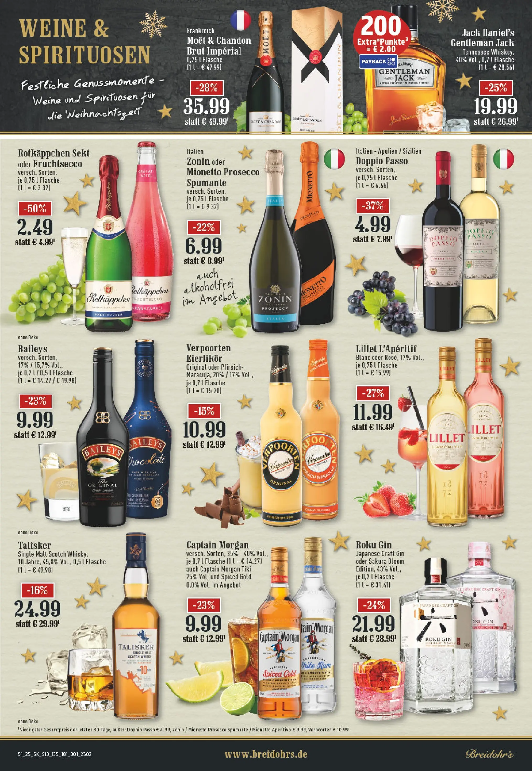 Edeka prospekt Rösrath	 (ab 15.12.2025) » Angebote Online | Seite: 13 | Produkte: Sekt, Rum, Baileys, Whiskey