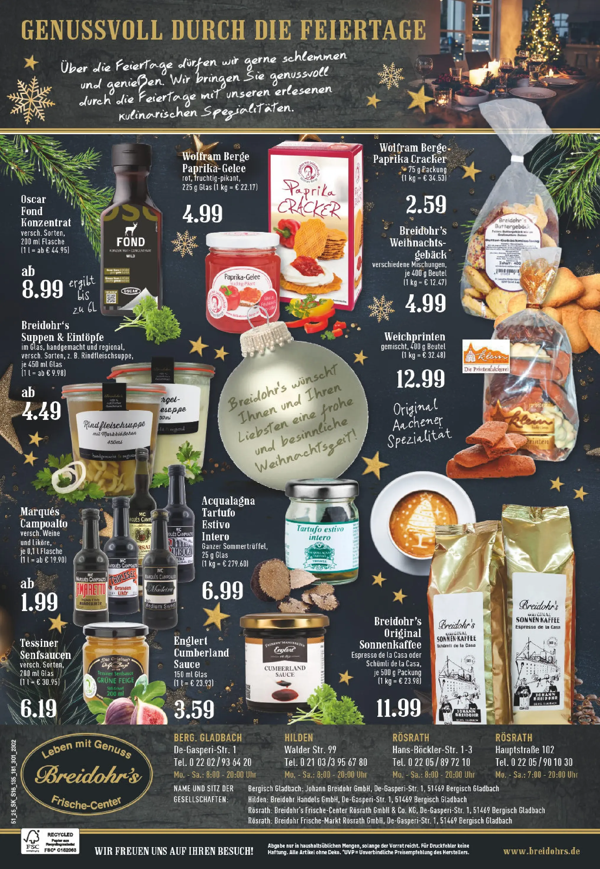 Edeka prospekt Rösrath	 (ab 15.12.2025) » Angebote Online | Seite: 18 | Produkte: Kaffee, Likör, Paprika, Uhr