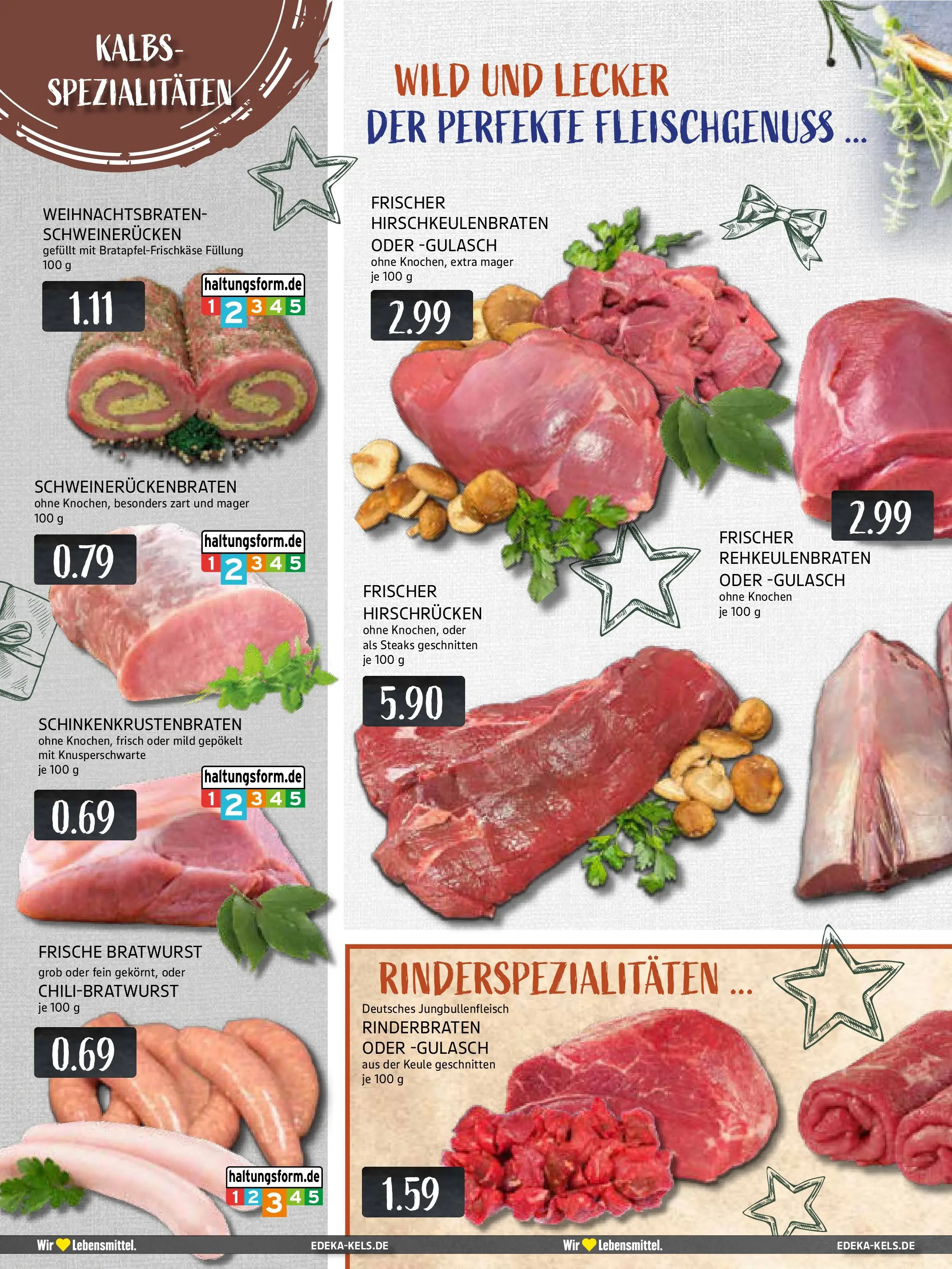 Edeka prospekt Mülheim A. D. Ruhr	 (ab 15.12.2025) » Angebote Online | Seite: 2 | Produkte: Rinderbraten, Bratwurst, Gulasch, Schweinerucken