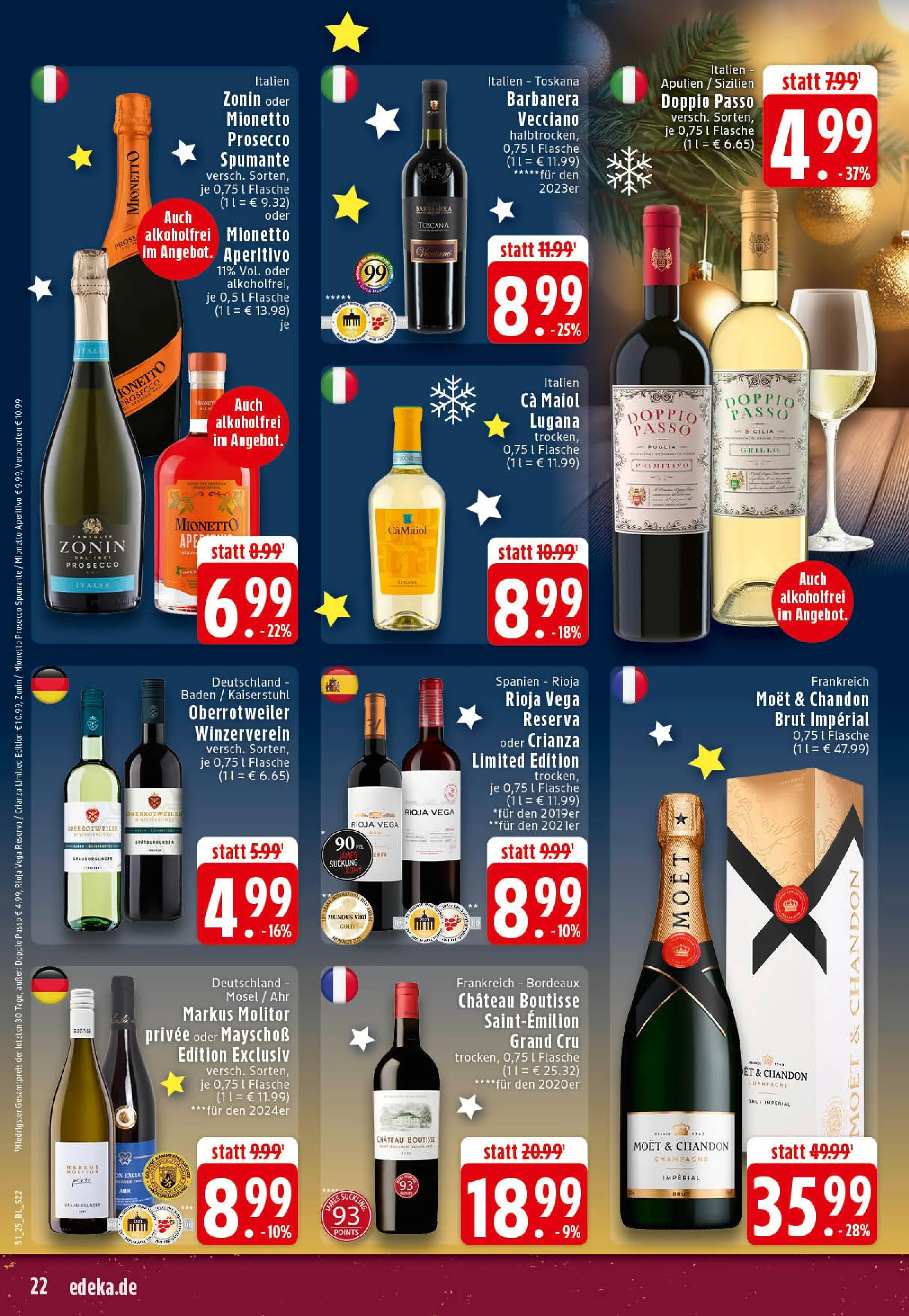 Edeka prospekt Rheine	 (ab 15.12.2025) » Angebote Online | Seite: 22 | Produkte: Prosecco, Doppio Passo