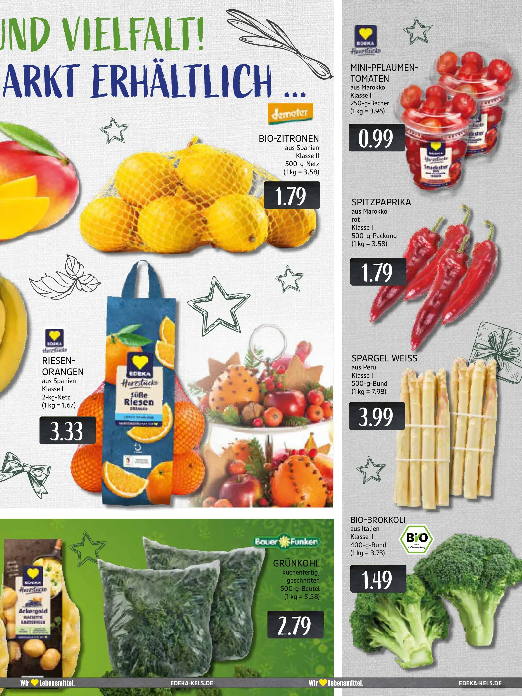 Edeka prospekt Mülheim A. D. Ruhr	 (ab 15.12.2025) » Angebote Online | Seite: 9 | Produkte: Orangen, Tomaten, Spargel, Kartoffeln