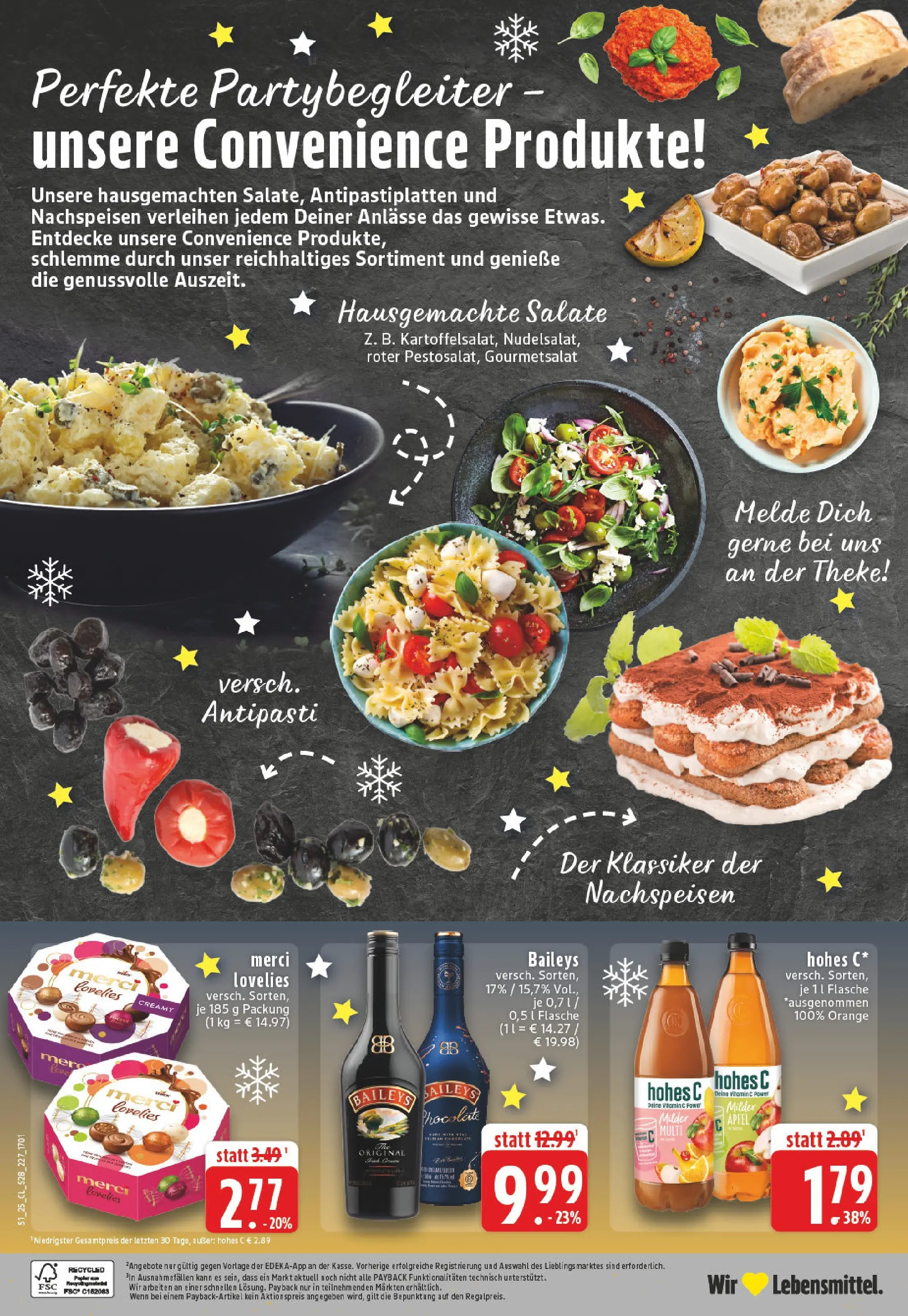 Edeka prospekt Leichlingen	 (ab 15.12.2025) » Angebote Online | Seite: 30 | Produkte: Merci, Äpfel, Baileys, Hohes c