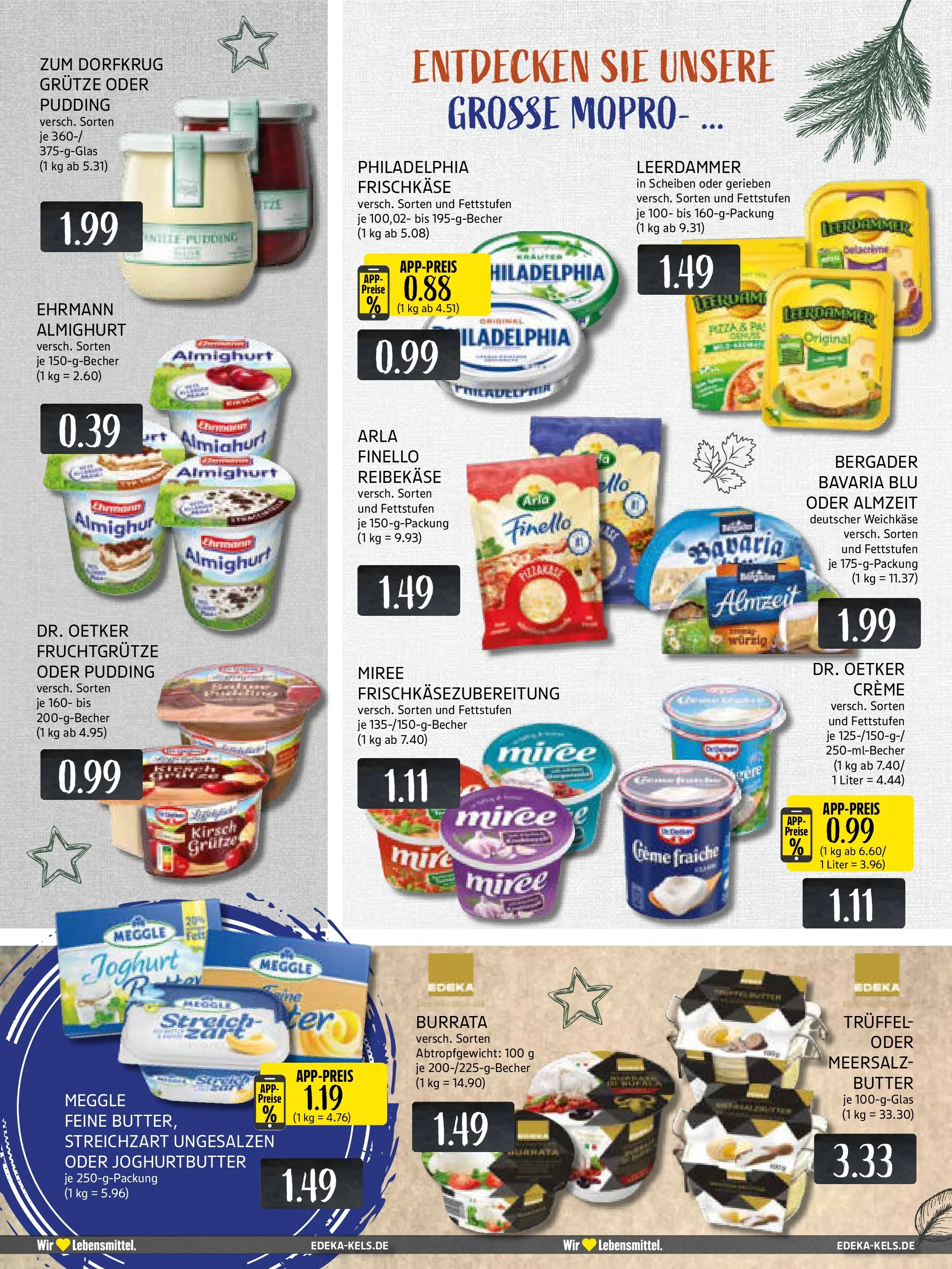Edeka prospekt Mülheim A. D. Ruhr	 (ab 15.12.2025) » Angebote Online | Seite: 10 | Produkte: Butter, Joghurt, Pudding, Leerdammer
