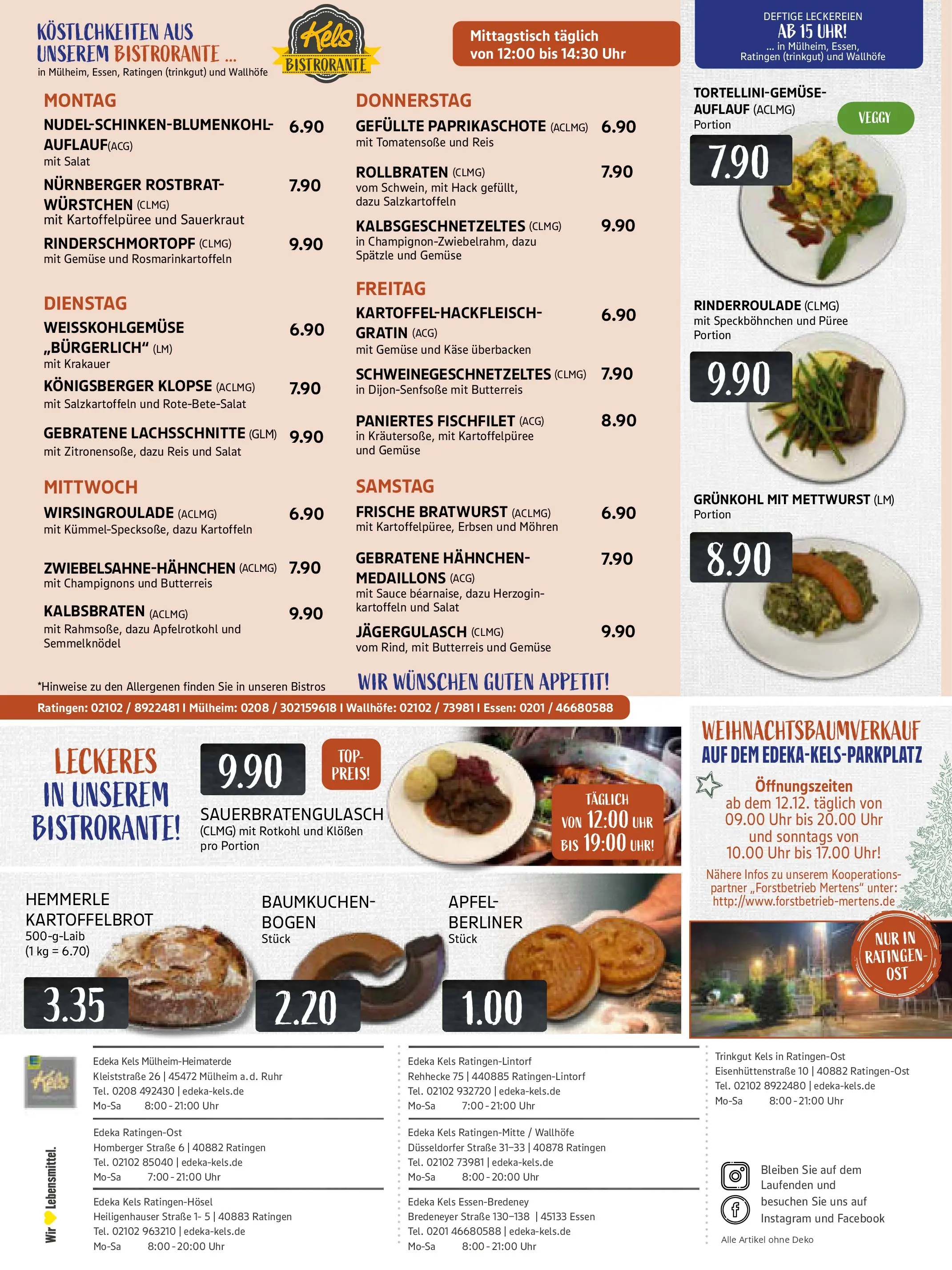 Edeka prospekt Mülheim A. D. Ruhr	 (ab 15.12.2025) » Angebote Online | Seite: 16 | Produkte: Bratwurst, Mohren, Erbsen, Uhr