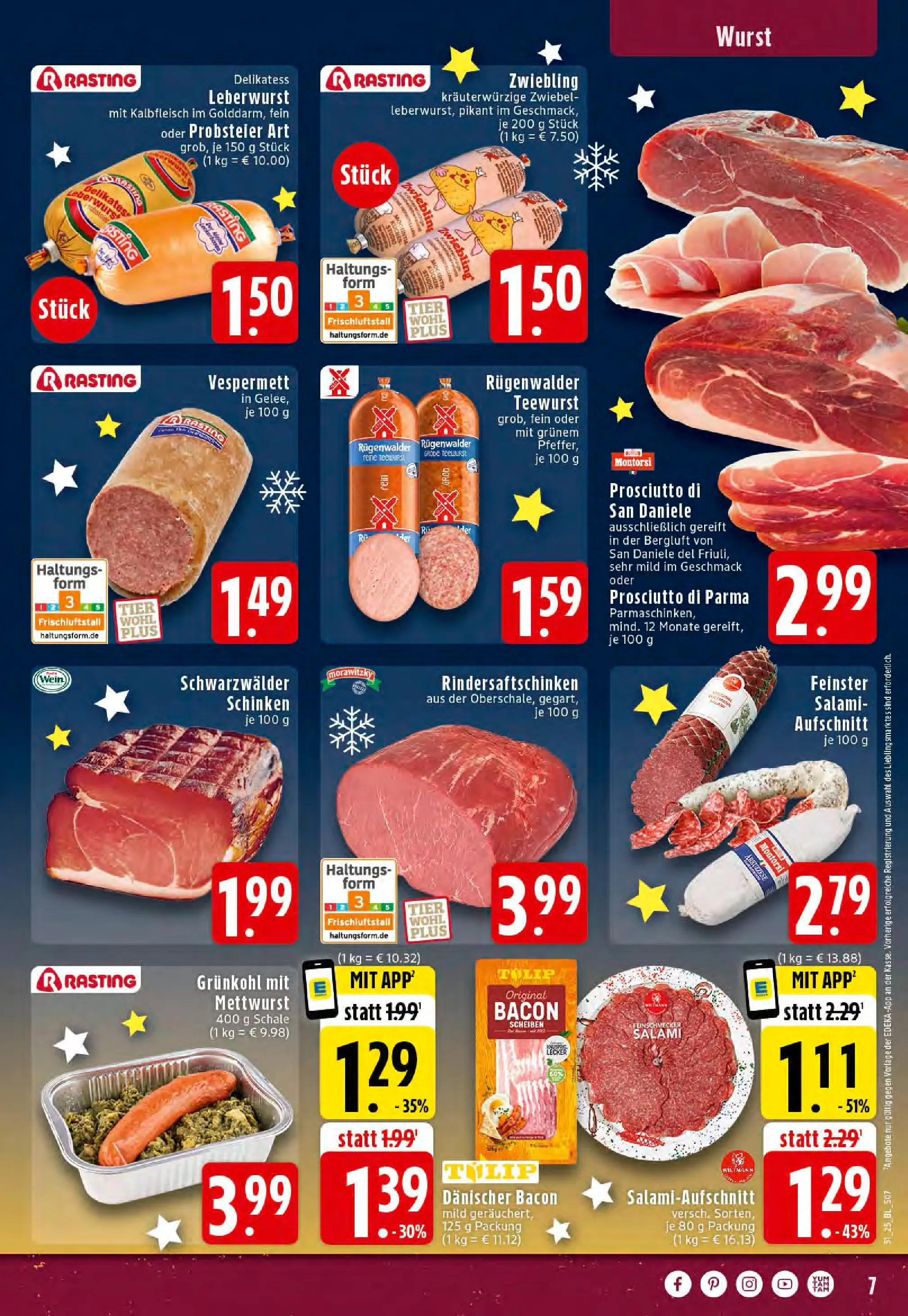 Edeka prospekt Dortmund-Eving	 (ab 15.12.2025) » Angebote Online | Seite: 7 | Produkte: Wurst, Schinken, Wein, Morawitzky