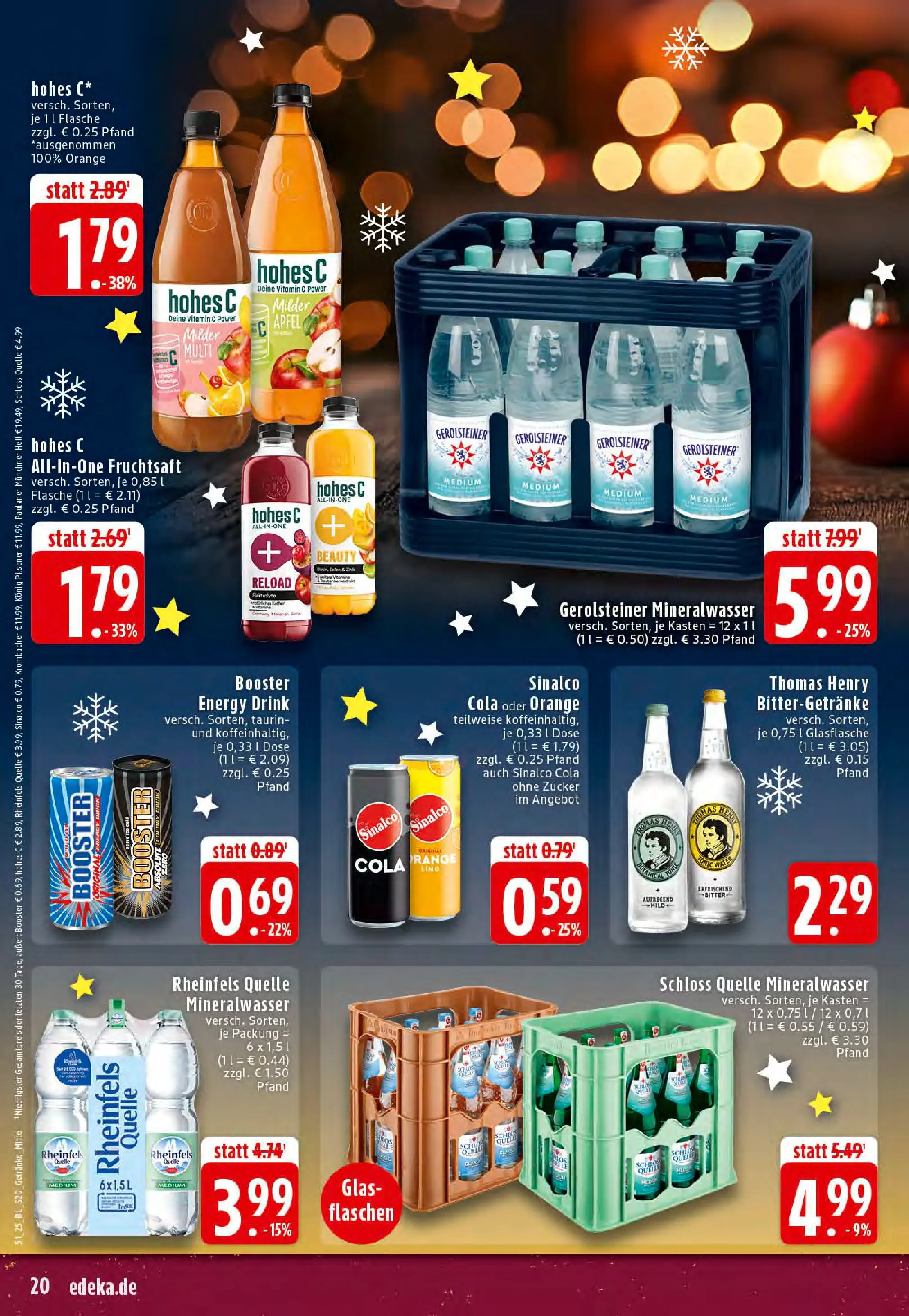 Edeka prospekt Dortmund-Eving	 (ab 15.12.2025) » Angebote Online | Seite: 20 | Produkte: Konig pilsener, Mineralwasser, Paulaner, Gerolsteiner