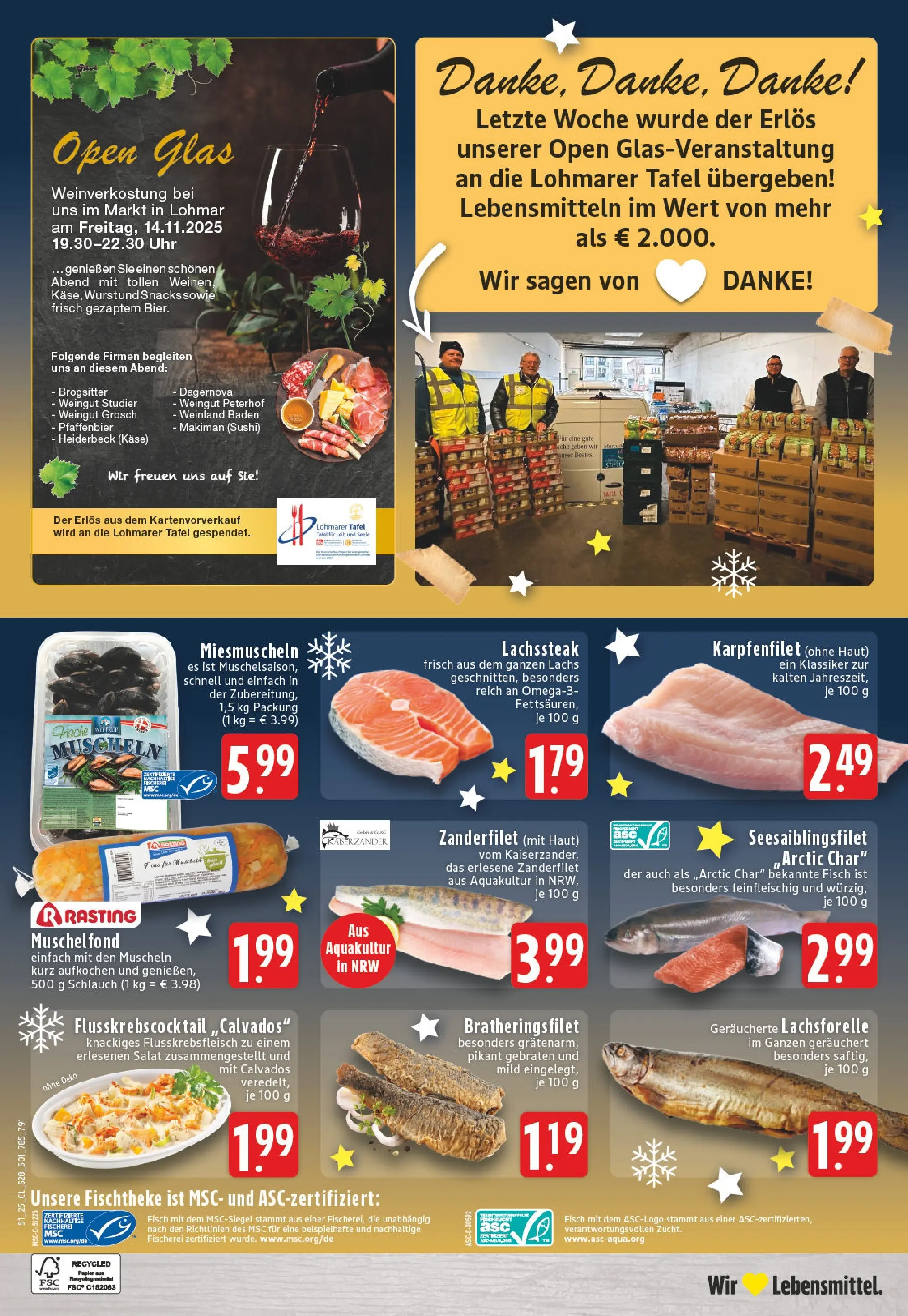 Edeka prospekt Lohmar	 (ab 15.12.2025) » Angebote Online | Seite: 30 | Produkte: Käse, Fisch, Lachs, Steak