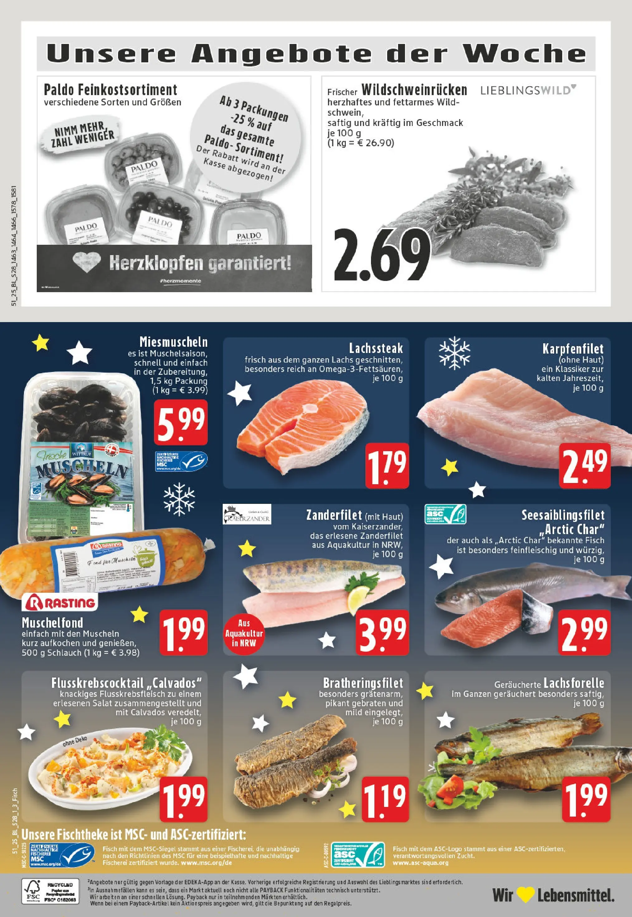 Edeka prospekt Velbert	 (ab 15.12.2025) » Angebote Online | Seite: 30 | Produkte: Fisch, Lachs, Salat