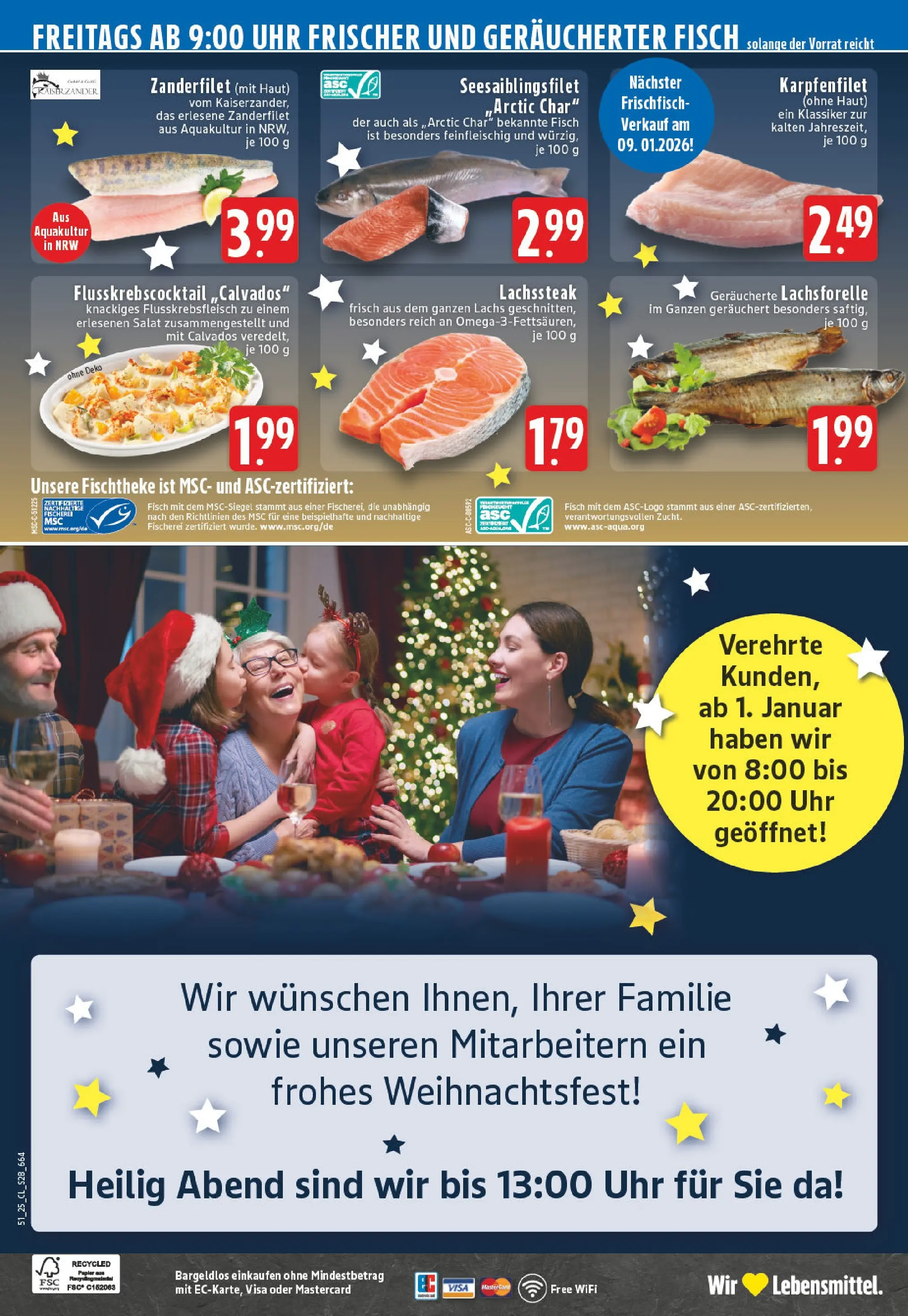 Edeka prospekt Hennef - Uckerath	 (ab 15.12.2025) » Angebote Online | Seite: 30 | Produkte: Fisch, Lachs, Salat, Uhr