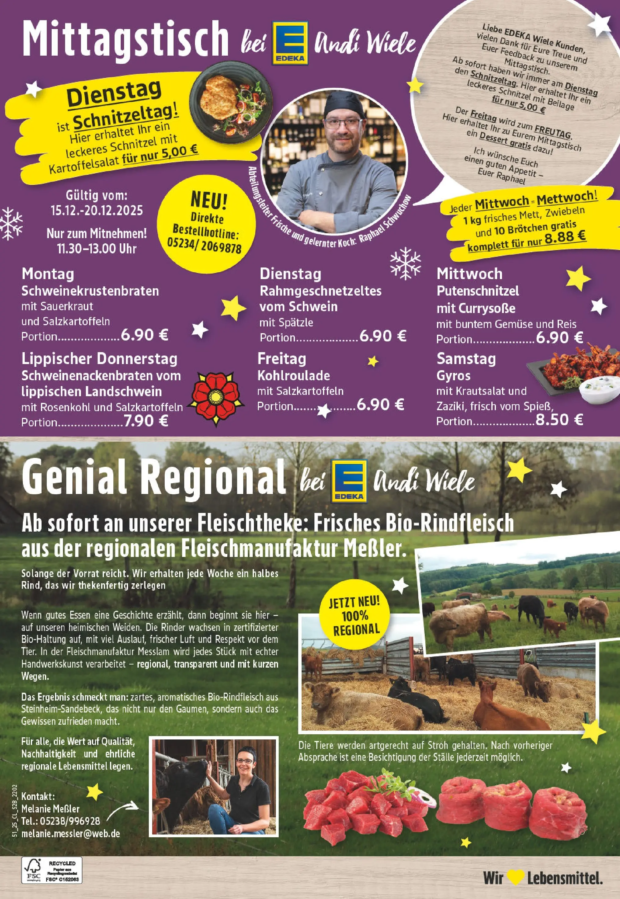 Edeka prospekt Horn-Bad Meinberg	 (ab 15.12.2025) » Angebote Online | Seite: 30 | Produkte: Schnitzel, Gyros, Gemüse, Uhr