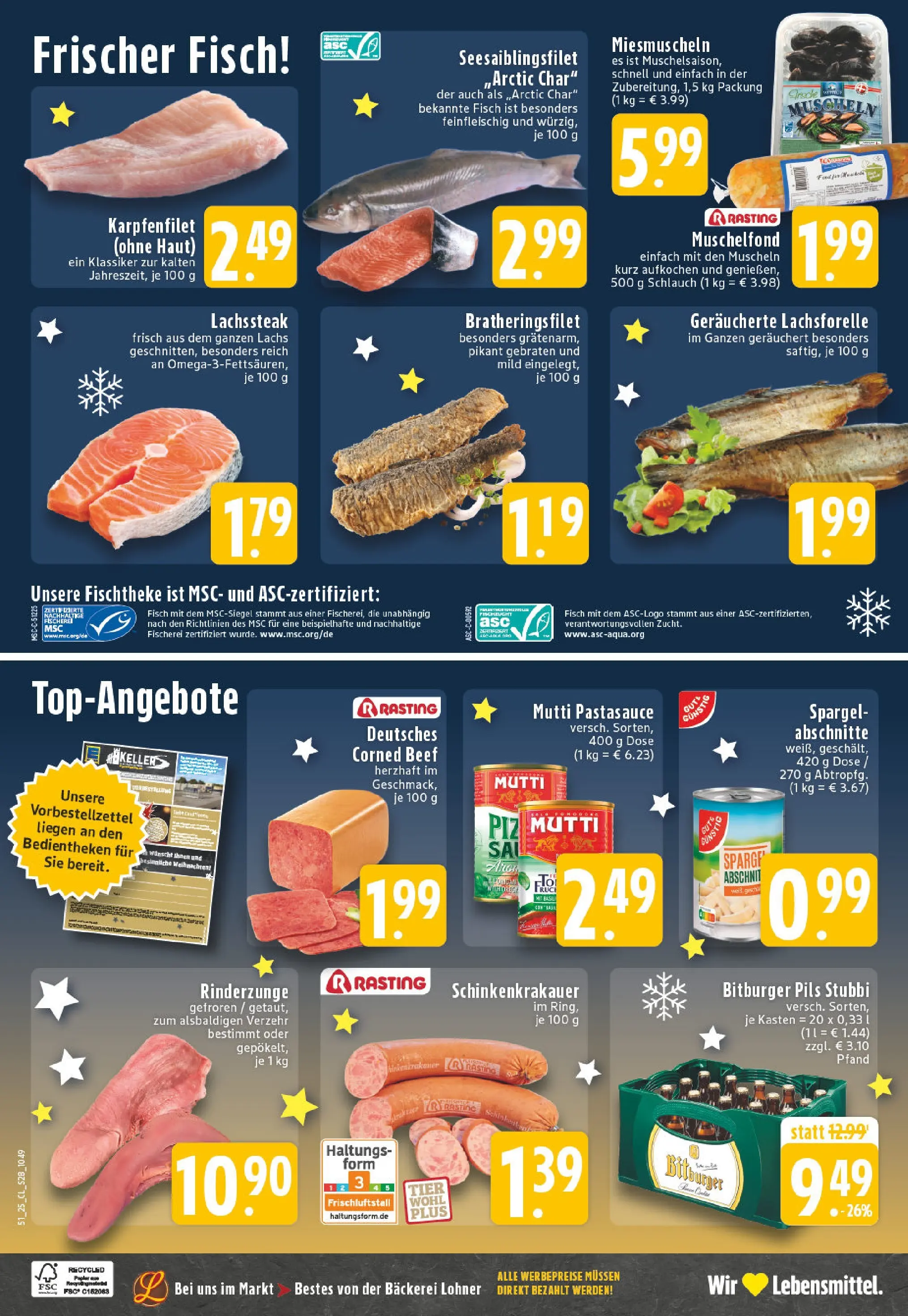 Edeka prospekt Kempenich	 (ab 15.12.2025) » Angebote Online | Seite: 30 | Produkte: Bitburger, Bäckerei, Pils, Spargel