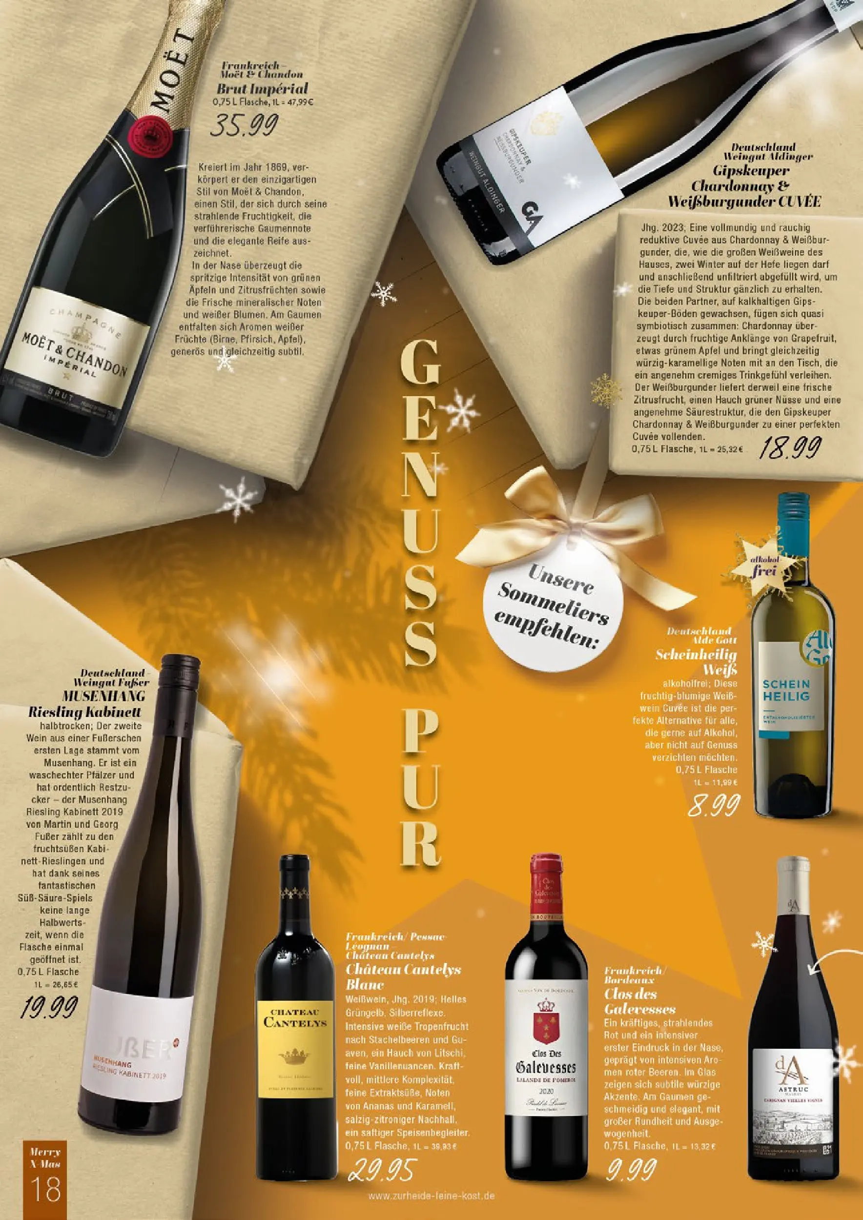 Edeka prospekt Gladbeck	 (ab 15.12.2025) » Angebote Online | Seite: 18 | Produkte: Äpfel, Ananas, Wein, Nüsse