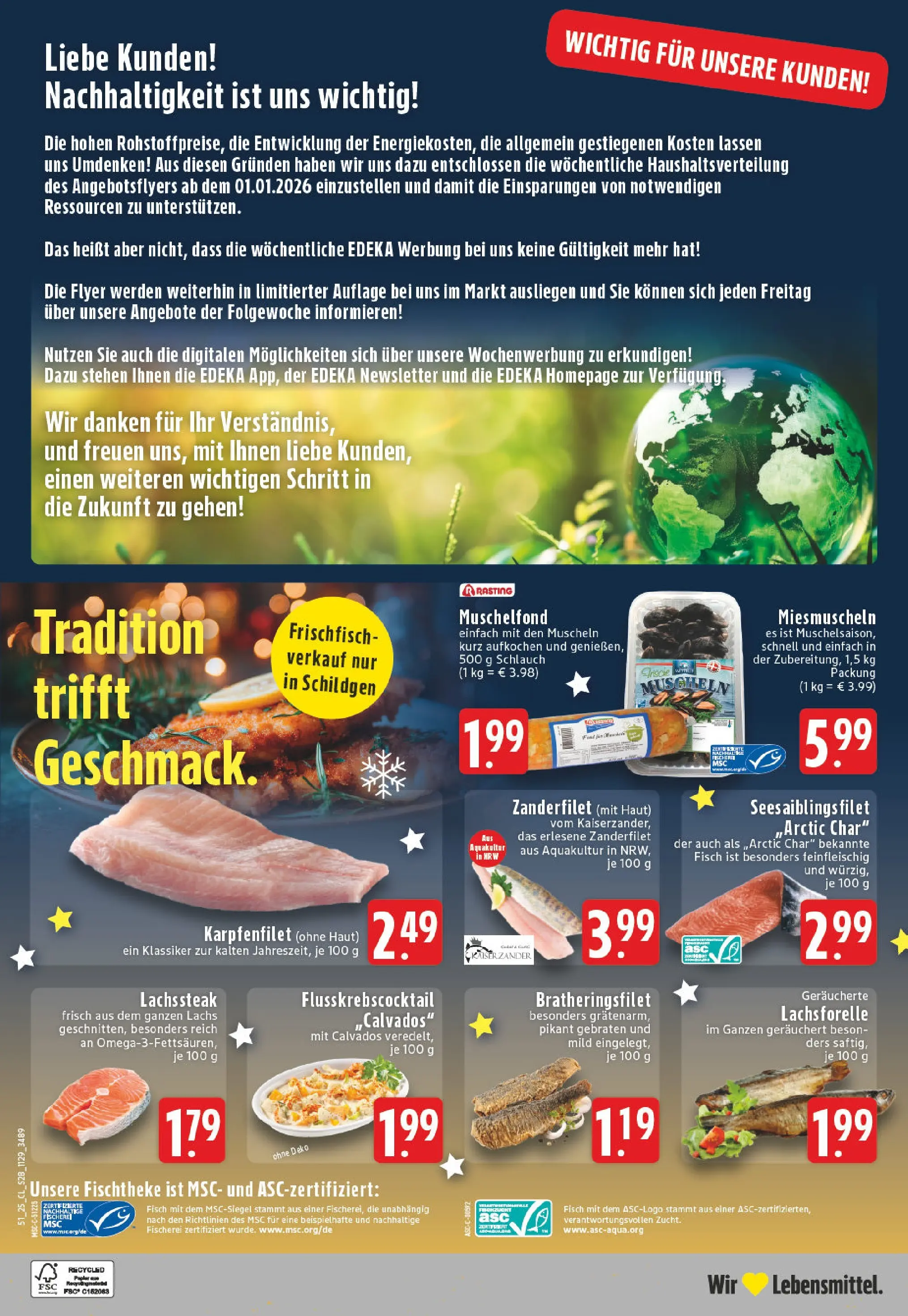 Edeka prospekt Bergisch Gladbach	 (ab 15.12.2025) » Angebote Online | Seite: 30 | Produkte: Fisch, Lachs