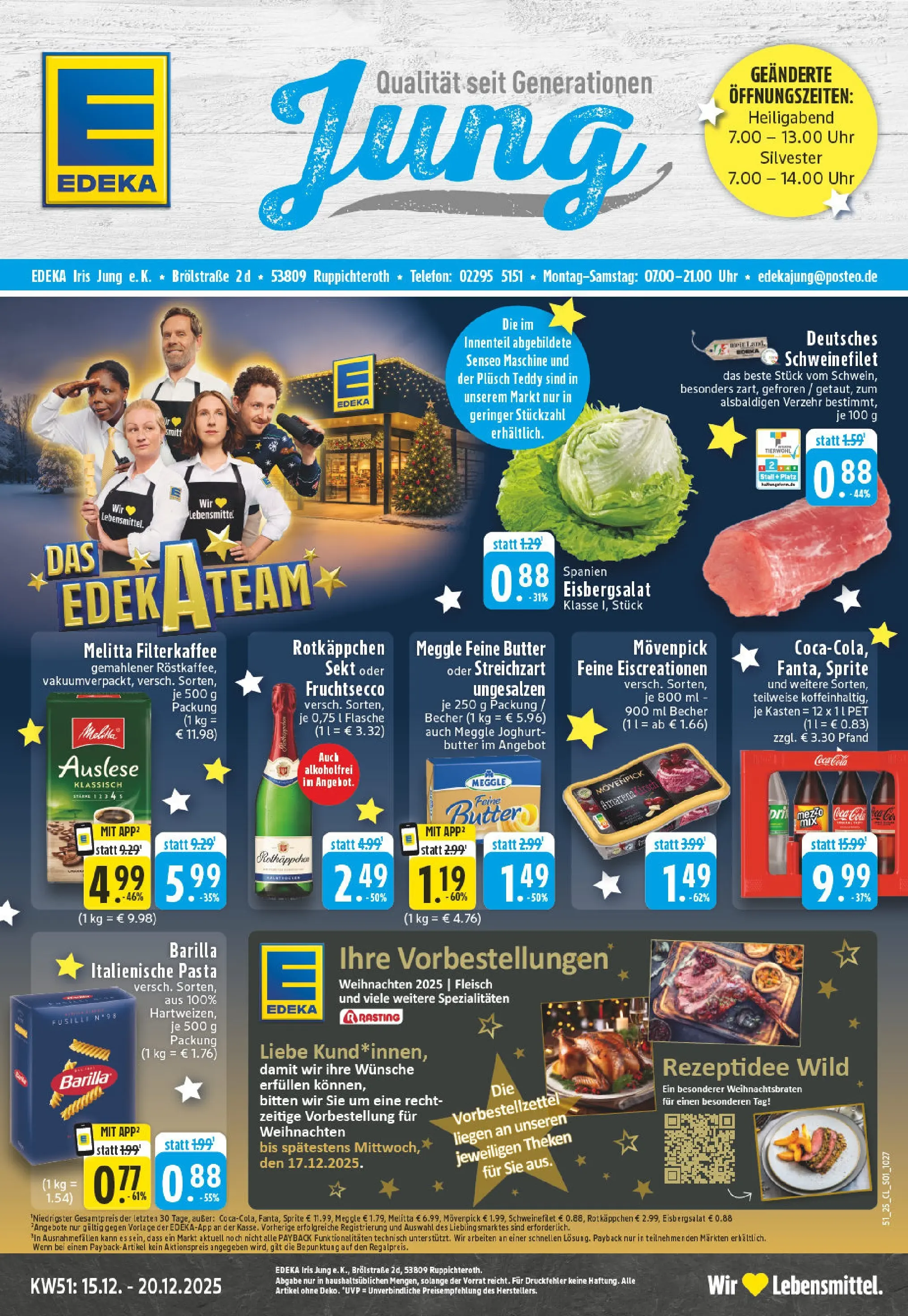 Edeka prospekt Ruppichteroth	 (ab 15.12.2025) » Angebote Online | Seite: 1 | Produkte: Rotkappchen sekt, Sprite, Fruchtsecco, Telefon