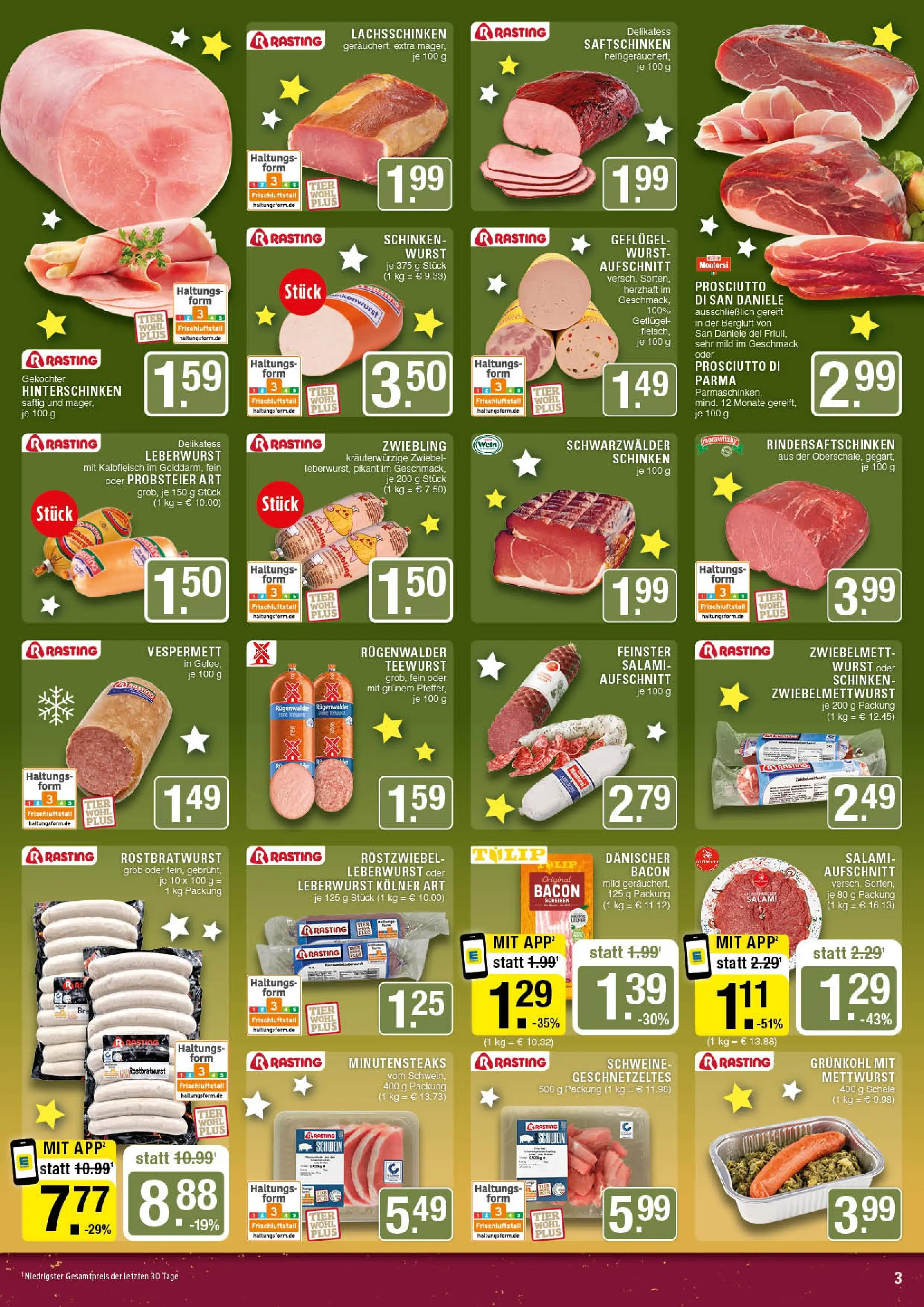 Edeka prospekt Marl	 (ab 15.12.2025) » Angebote Online | Seite: 3 | Produkte: Salami, Wein, Steak, Morawitzky