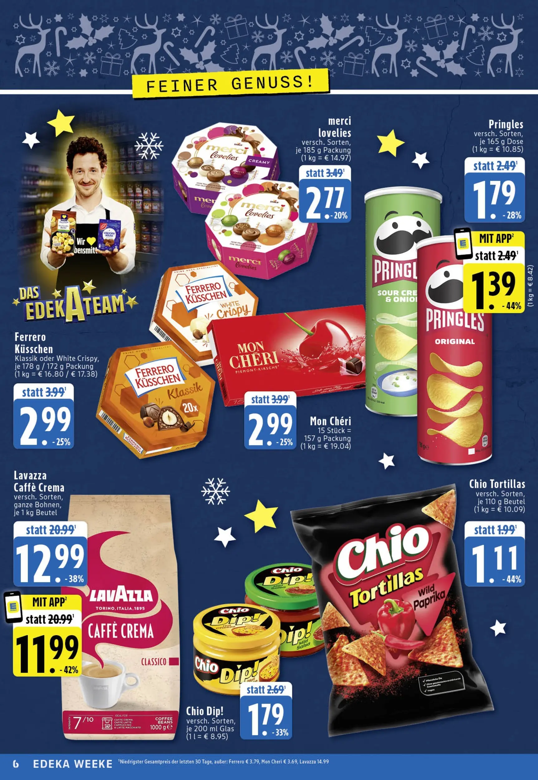 Edeka prospekt Köln	 (ab 15.12.2025) » Angebote Online | Seite: 6 | Produkte: Merci, Lavazza, Paprika, Mon cheri