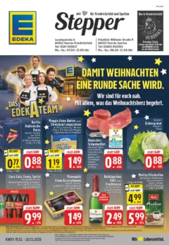 Edeka prospekt Voerde - Friedrichsfeld	 ab 15.12.2025 gültig | Seite: 1 | Produkte: Barilla, Fruchtsecco, Fisch, Rotkäppchen