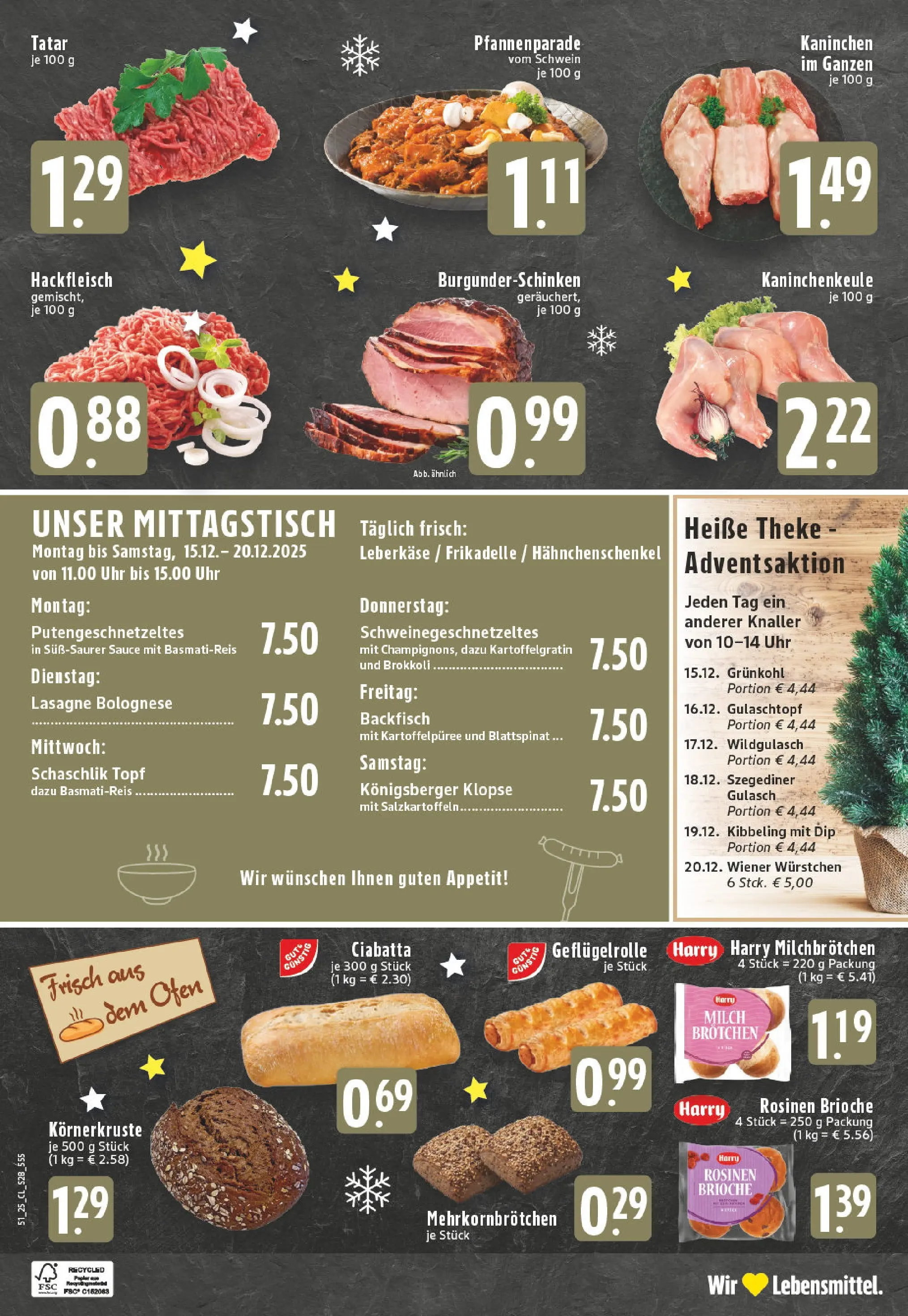 Edeka prospekt Duisburg-Walsum	 (ab 15.12.2025) » Angebote Online | Seite: 30 | Produkte: Milch, Rosinen, Uhr, Hackfleisch