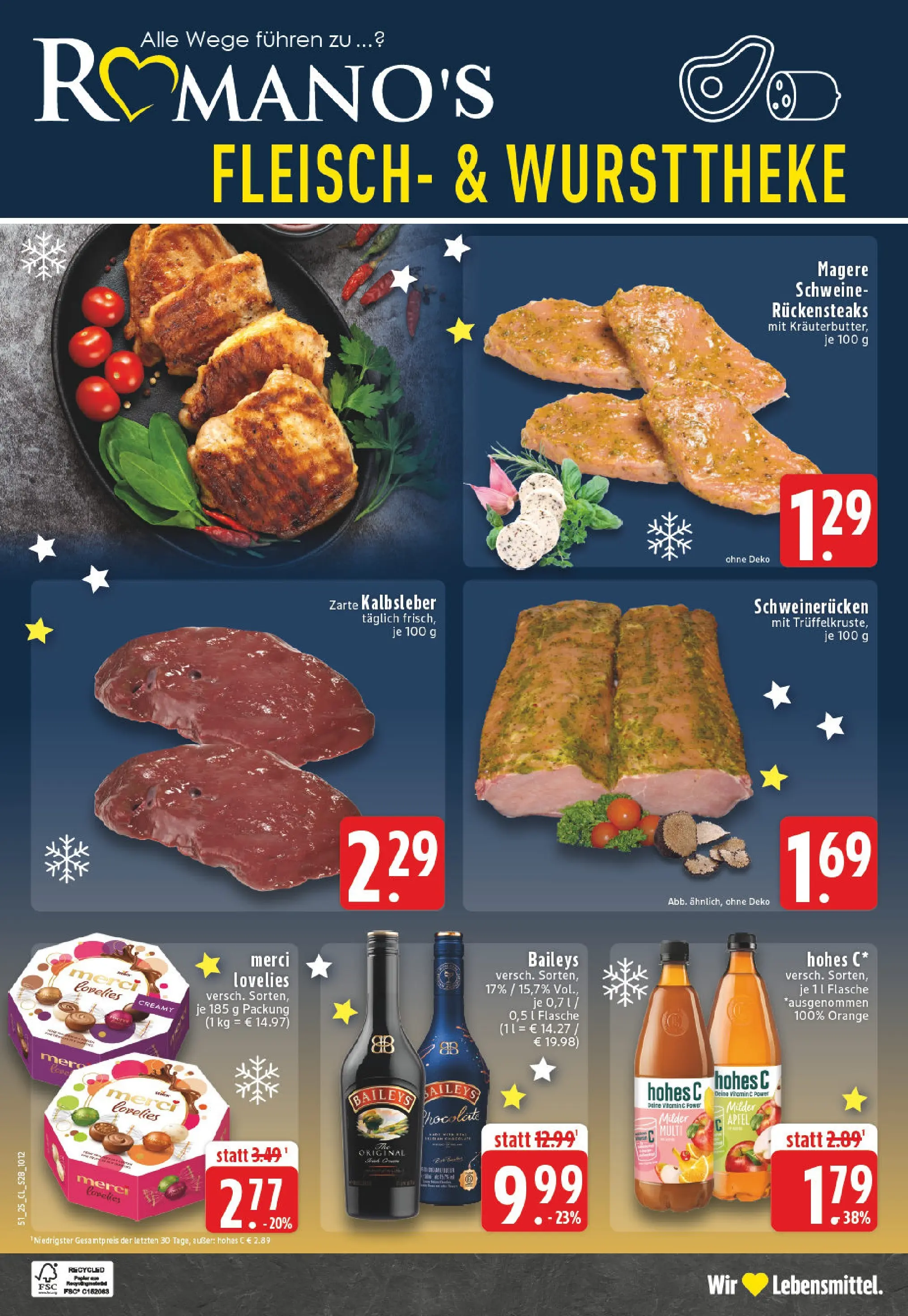 Edeka prospekt Köln-Godorf	 (ab 15.12.2025) » Angebote Online | Seite: 30 | Produkte: Kalbsleber, Schweinerucken, Hohes c, Fleisch