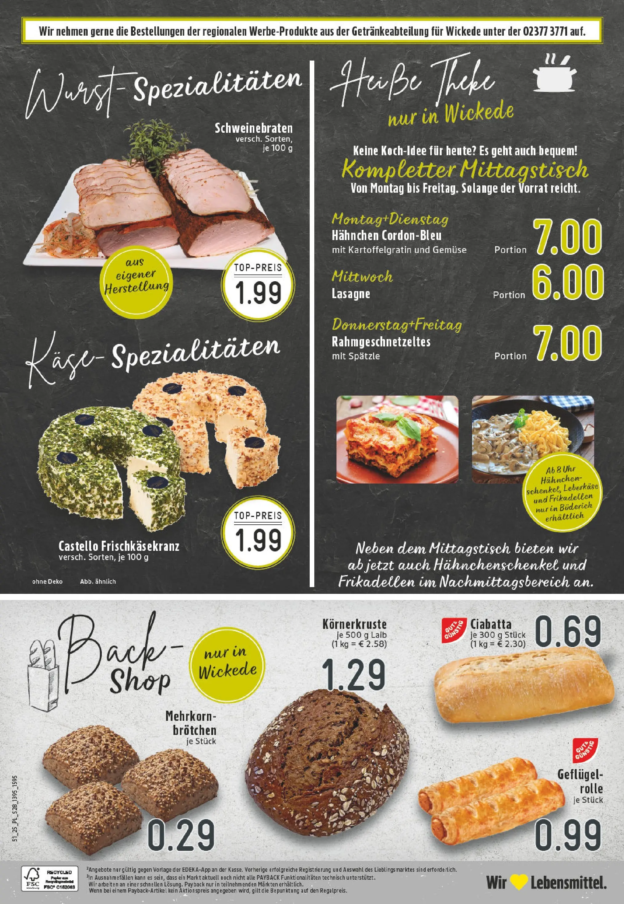 Edeka prospekt Werl	 (ab 15.12.2025) » Angebote Online | Seite: 30 | Produkte: Hahnchen, Käse, Gemüse, Uhr