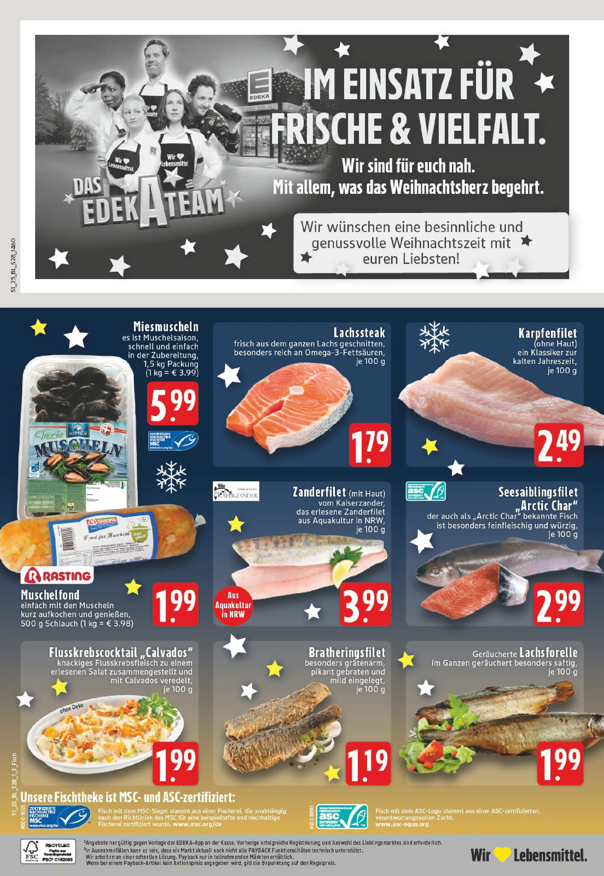 Edeka prospekt Iserlohn-Letmathe	 (ab 15.12.2025) » Angebote Online | Seite: 30 | Produkte: Fisch, Lachs, Salat