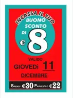 EUROSHOP Monopoli Buono sconto di 8 euro - al 11.12.2025