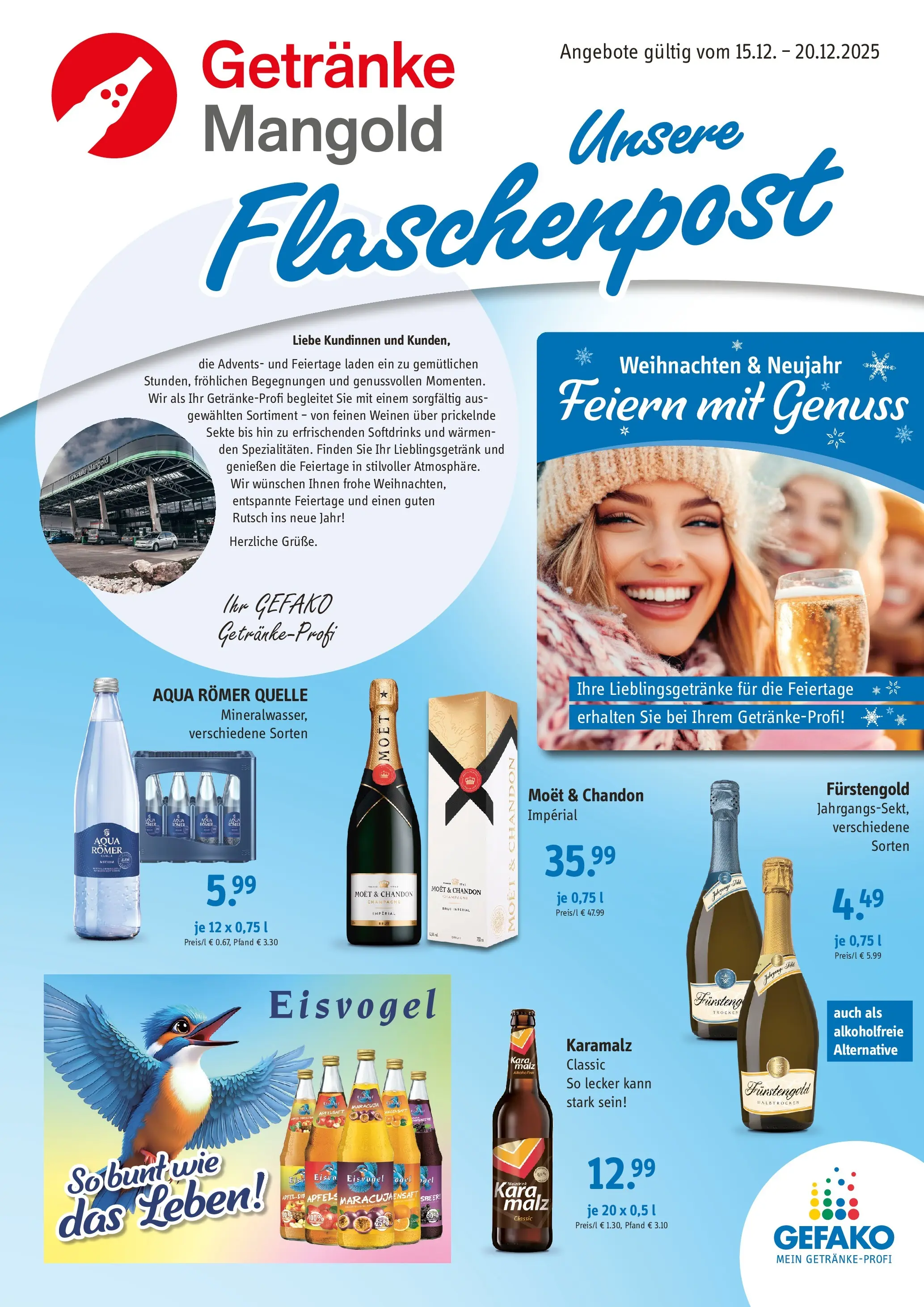 Entdecke - Getränke Mangold: Angebote (ab 14.12.2025) zum Blättern | Seite: 1