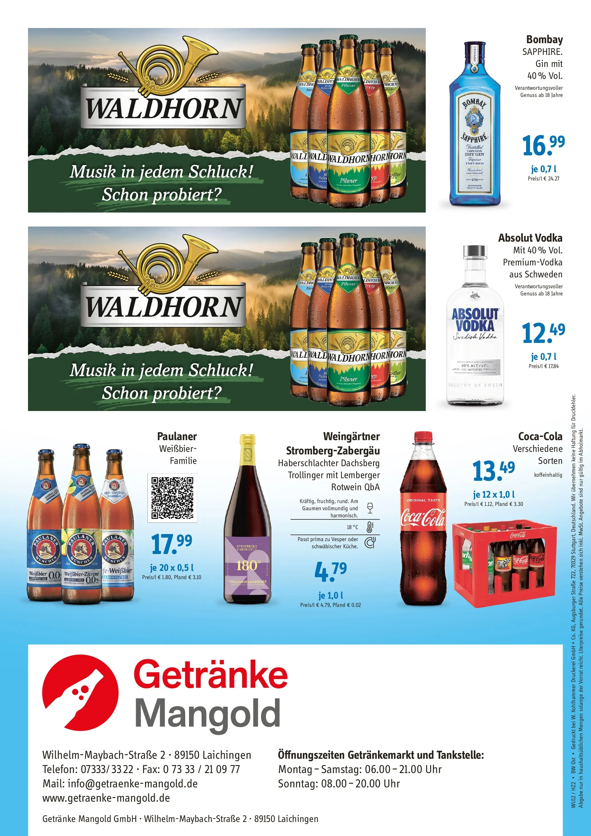 Entdecke - Getränke Mangold: Angebote (ab 14.12.2025) zum Blättern | Seite: 2 | Produkte: Rotwein, Telefon, Uhr, Paulaner
