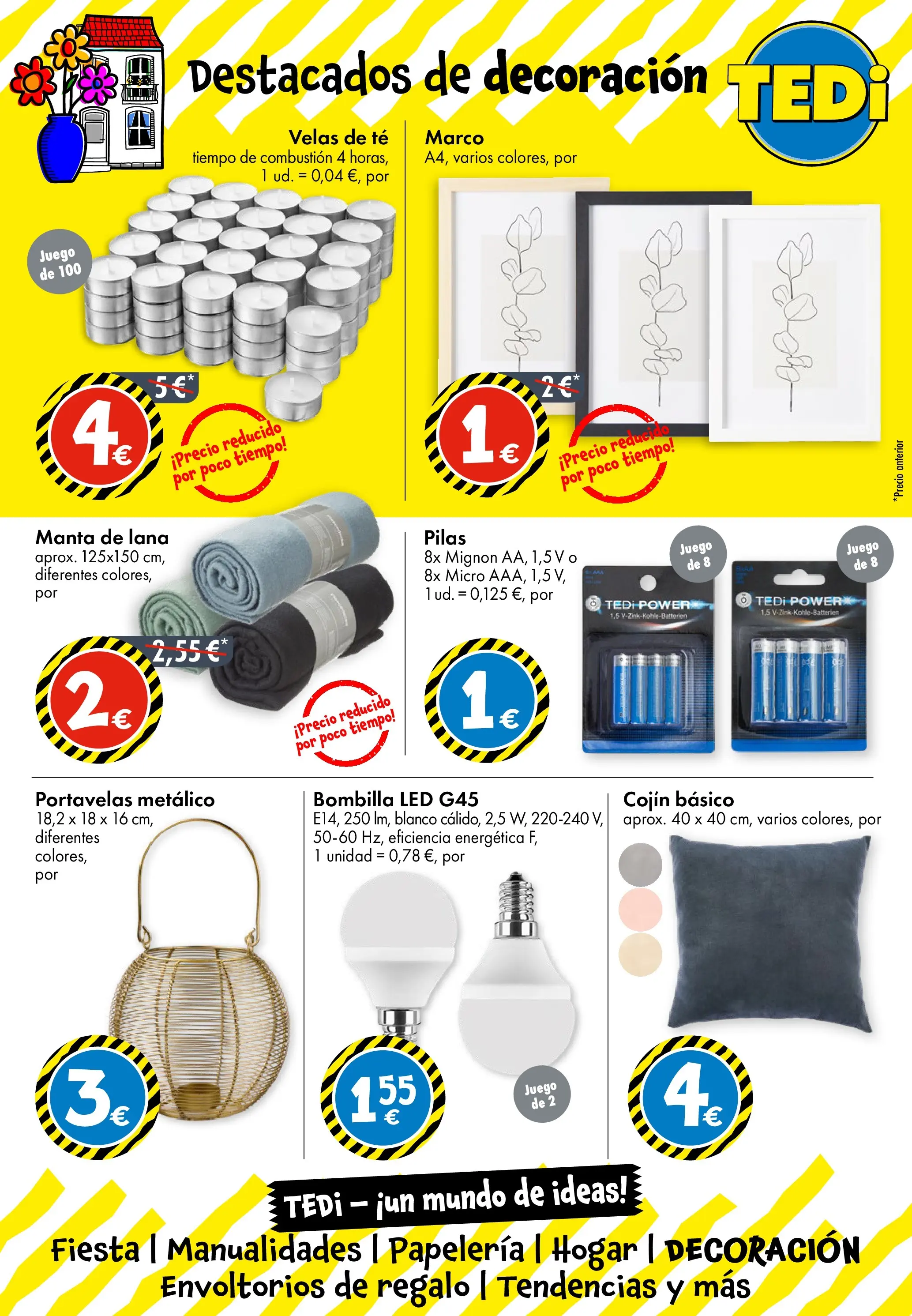 TEDi - folleto 19/12/2025 - 24/12/2025 | Página: 9 | Productos: Manta, Marco, Cojín, Βραχιόλι