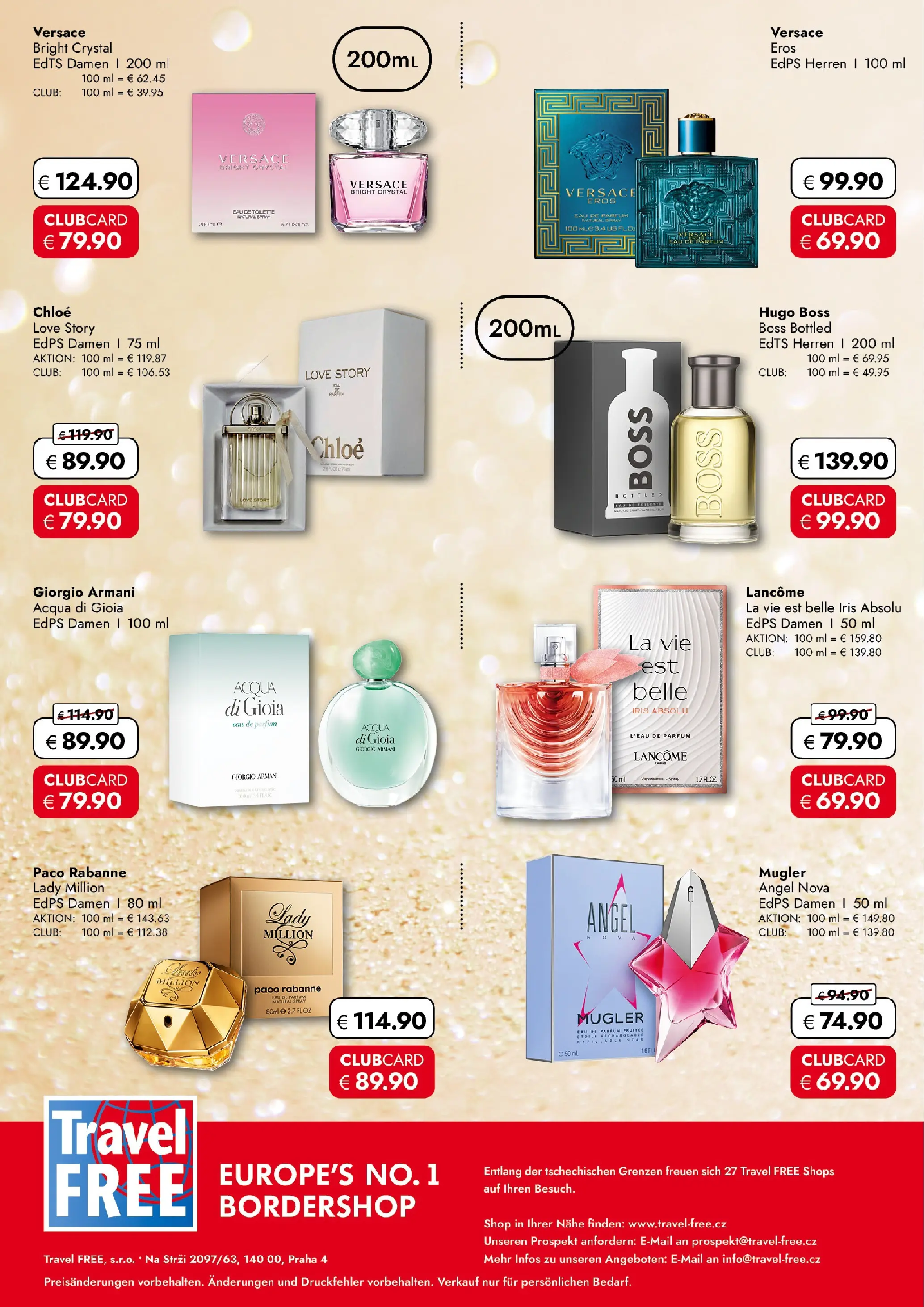 Travel FREE Flugblatt von 12.12.2025 - Aktuelle Angebote | Seite: 14 | Produkte: Toilette, Parfüm, Eau de Toilette