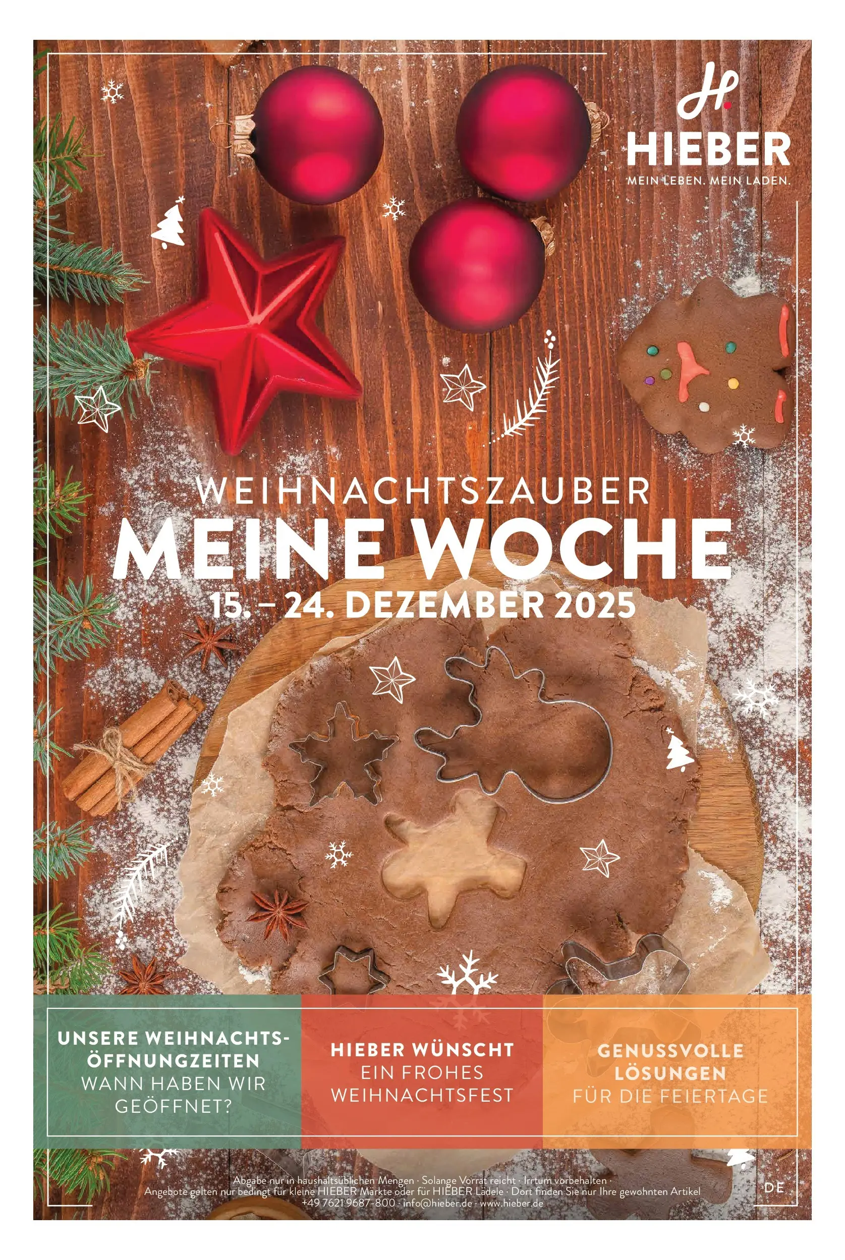 Entdecke - Hieber's Frischecenter: Meine Woche (ab 14.12.2025) zum Blättern | Seite: 1