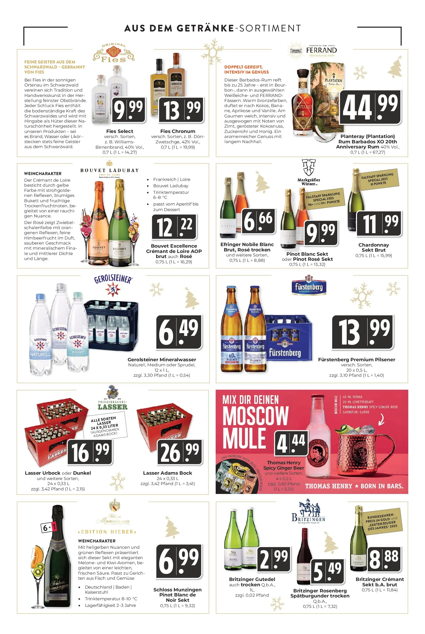 Entdecke - Hieber's Frischecenter: Meine Woche (ab 14.12.2025) zum Blättern | Seite: 14 | Produkte: Mixer, Likör, Rum, Gemüse