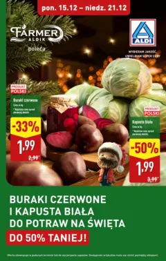Pogląd oferty "Aldi Gazetka - Buraki i kapusta" - ważna od 15.12.2025