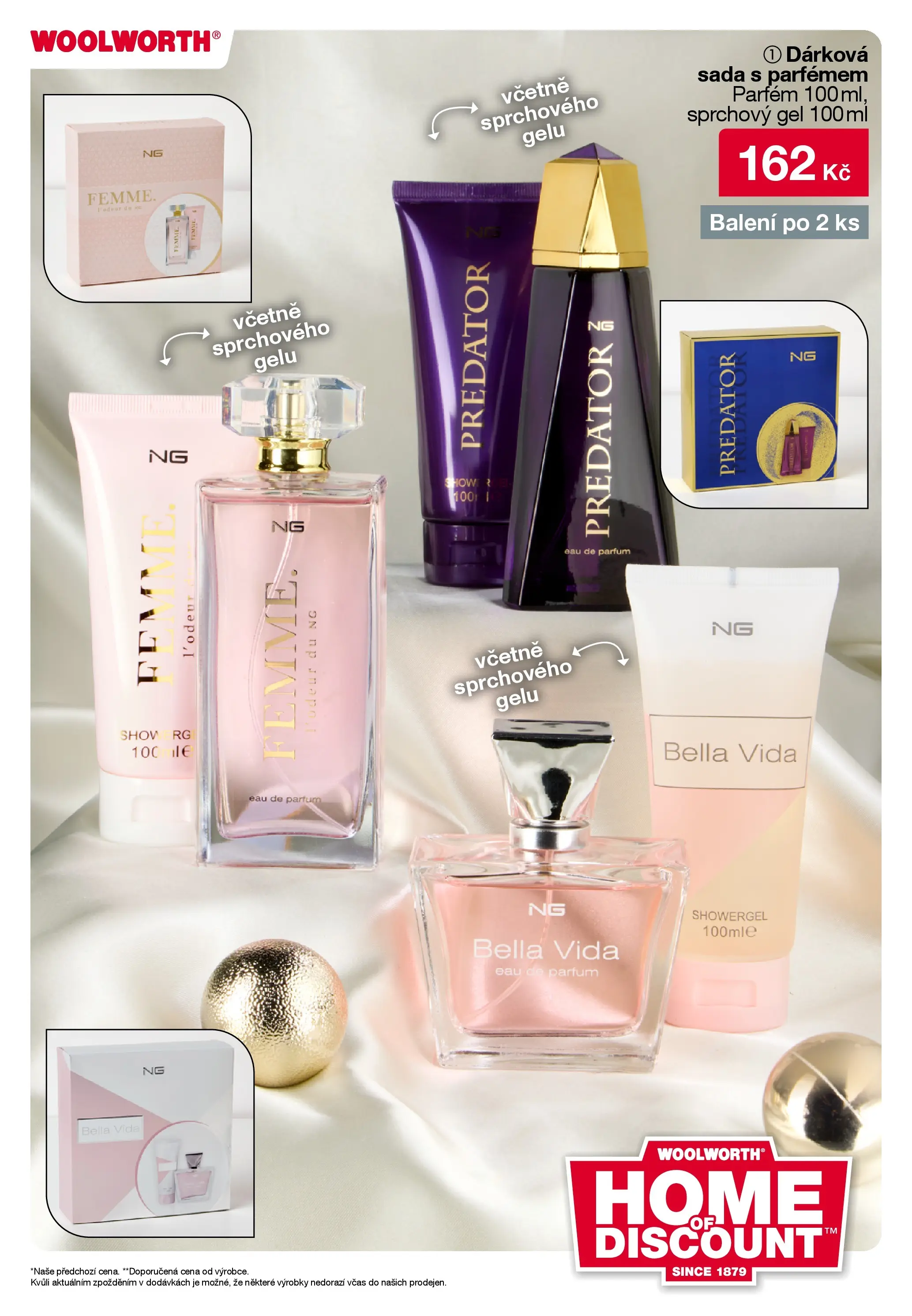 Woolworth leták - Třebíč, Třinec, Žatec od 12.12.2025 - akční nabídka | Strana: 4 | Produkty: Sprchový gel, Parfém