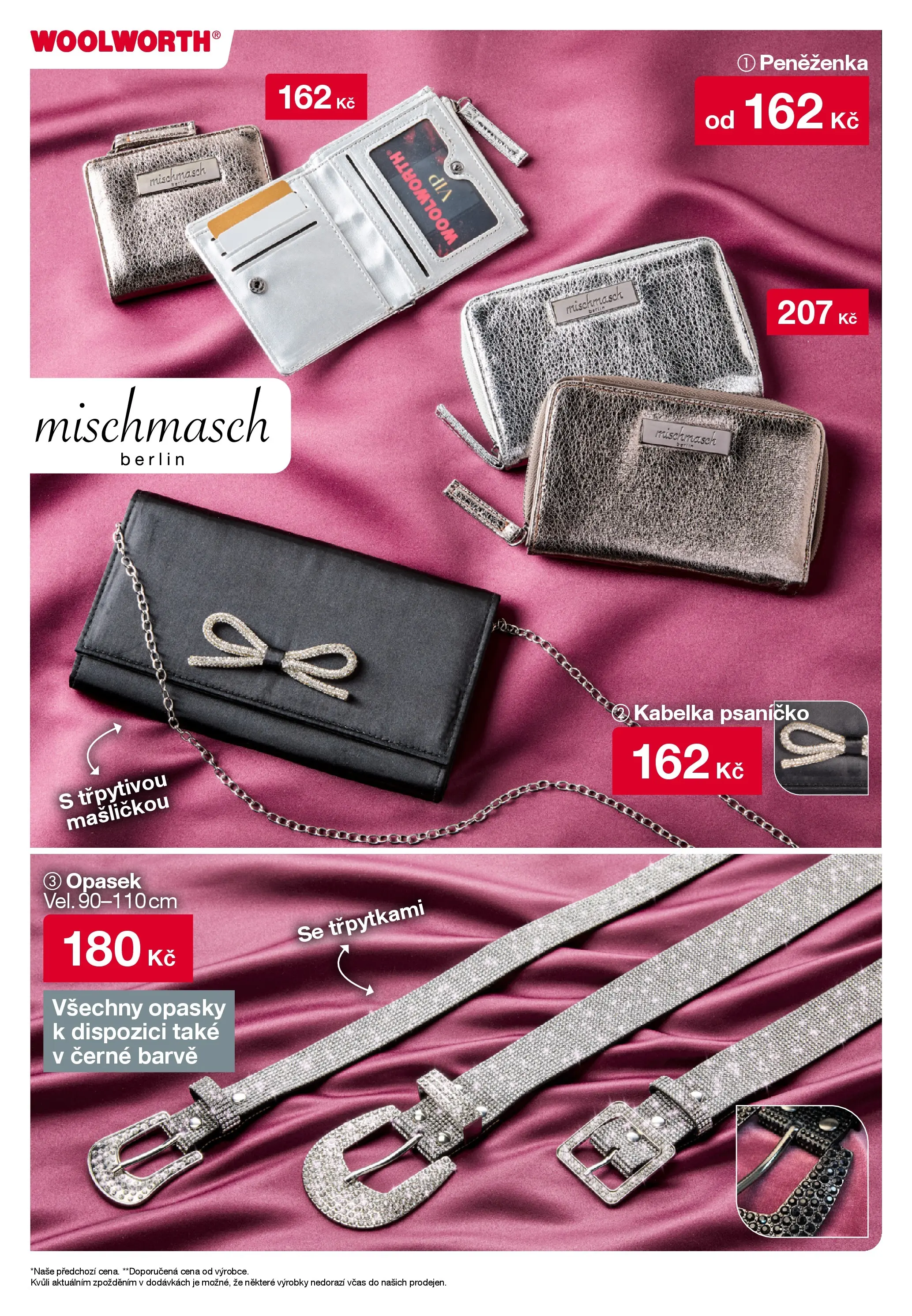 Woolworth leták - Třebíč, Třinec, Žatec od 12.12.2025 - akční nabídka | Strana: 7 | Produkty: Kabelka, Peněženka, Opasek