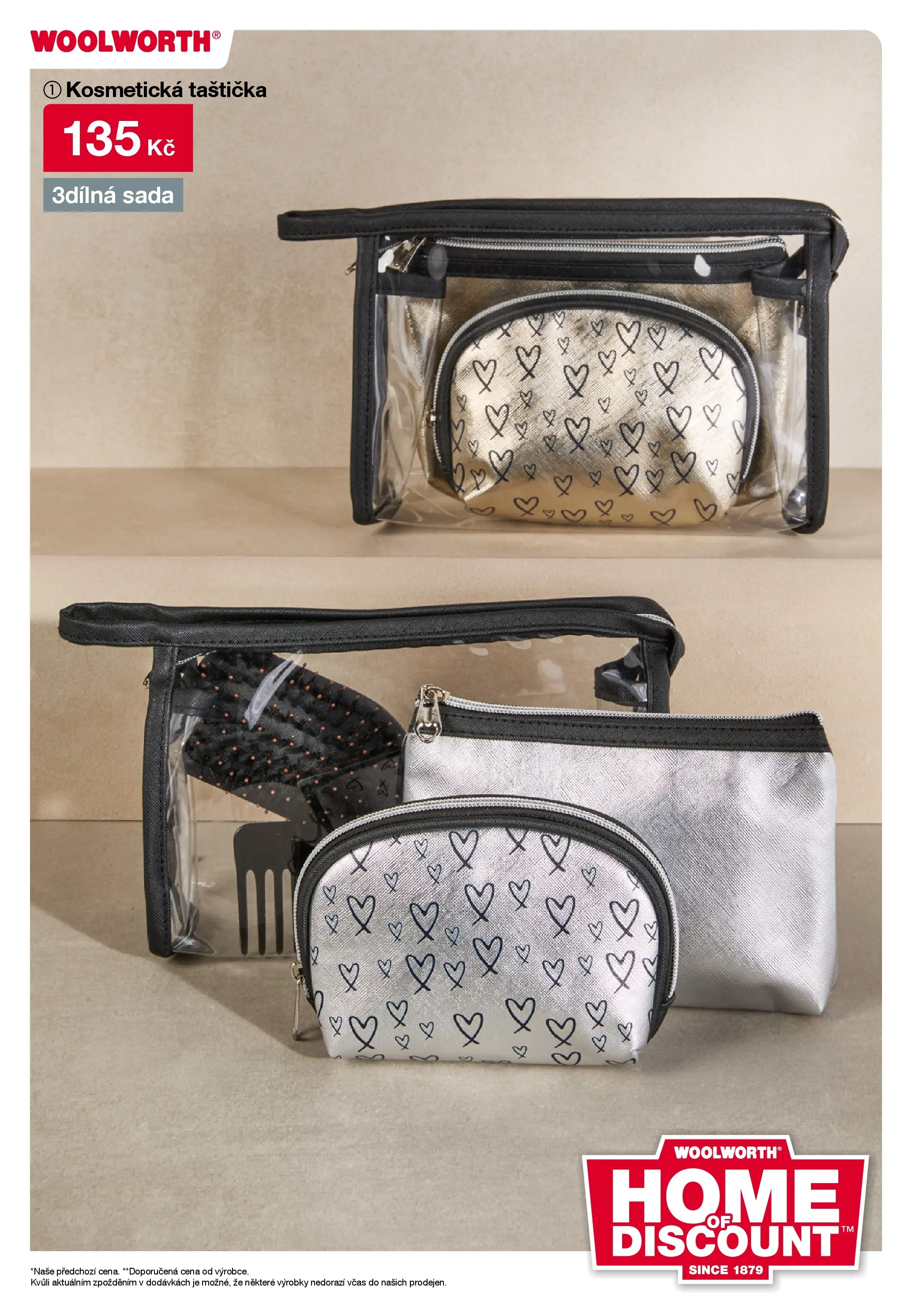 Woolworth leták - Třebíč, Třinec, Žatec od 12.12.2025 - akční nabídka | Strana: 11 | Produkty: Kosmetická taštička
