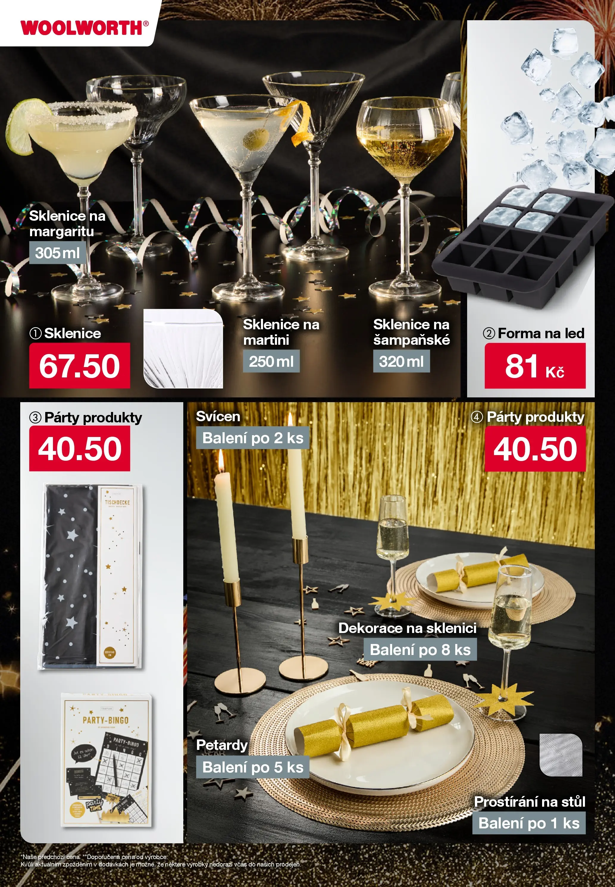 Woolworth leták - Třebíč, Třinec, Žatec od 12.12.2025 - akční nabídka | Strana: 13 | Produkty: Martini, Svícen, Stůl, Sklenice
