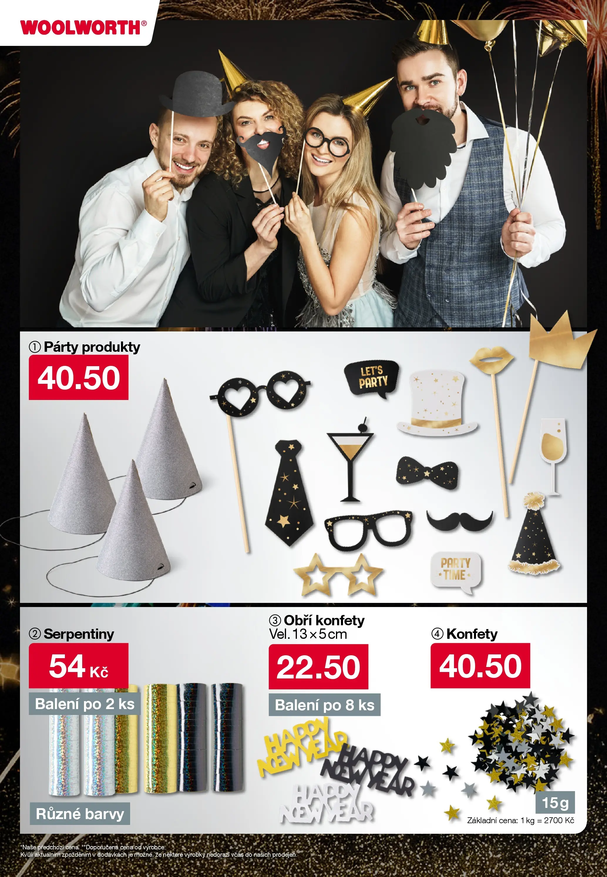 Woolworth leták - Třebíč, Třinec, Žatec od 12.12.2025 - akční nabídka | Strana: 18 | Produkty: Barvy, Konfety