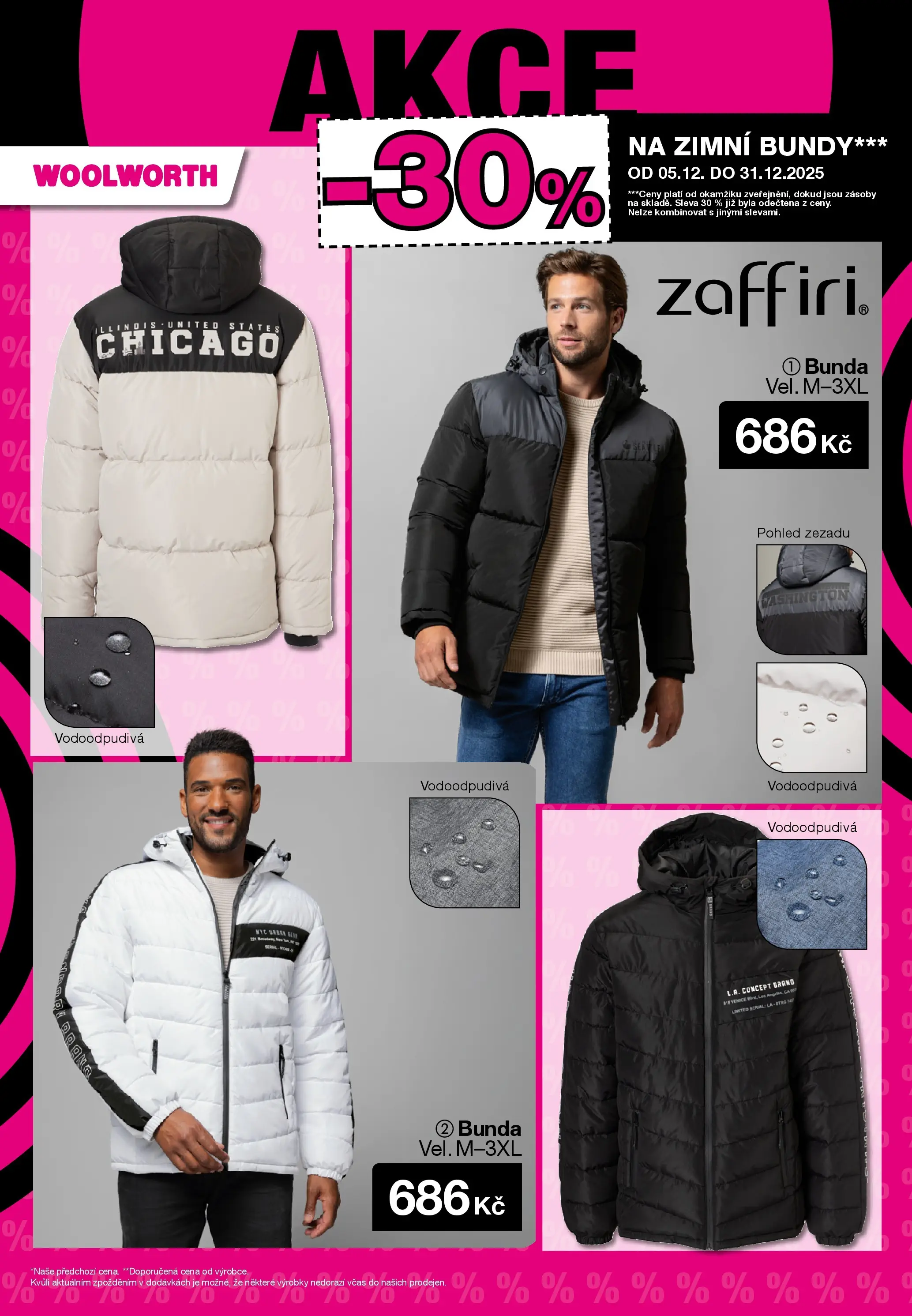 Woolworth leták - Třebíč, Třinec, Žatec od 12.12.2025 - akční nabídka | Strana: 27 | Produkty: Bunda, Zimní bundy, Bundy