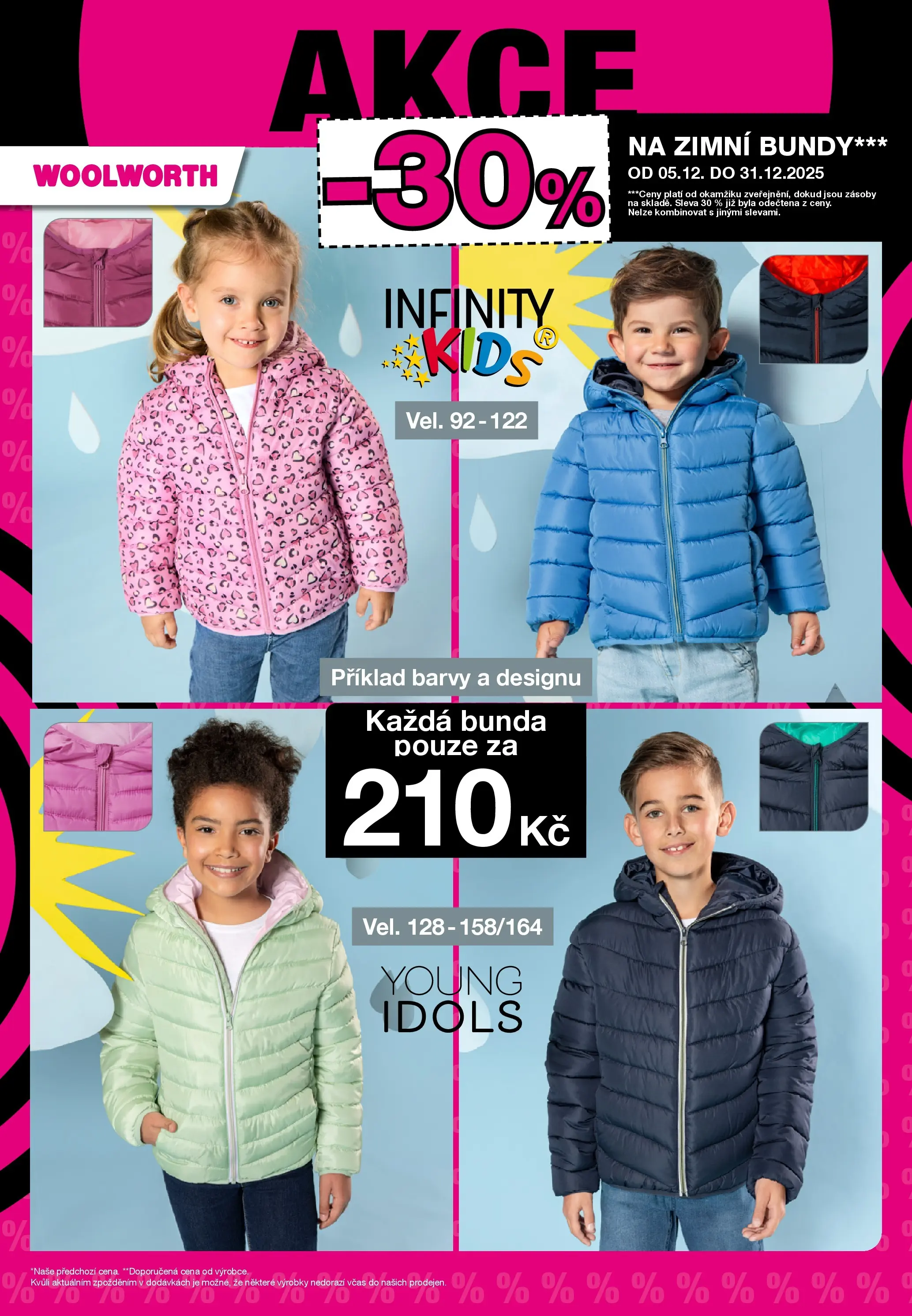 Woolworth leták - Třebíč, Třinec, Žatec od 12.12.2025 - akční nabídka | Strana: 28 | Produkty: Bunda, Zimní bundy, Bundy, Barvy