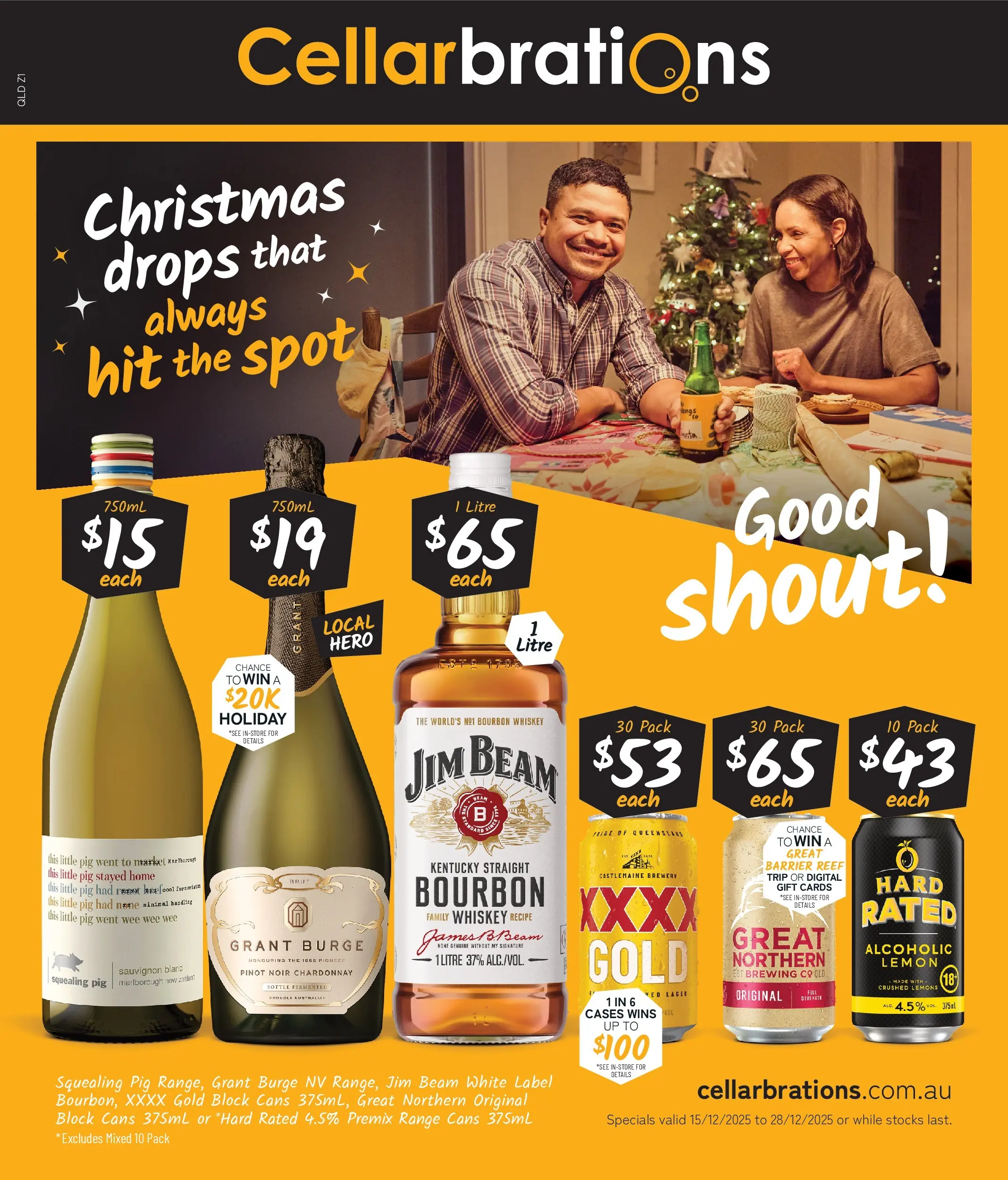 Cellarbrations Catalogue Merrimac, Fortitude Valle - 15/12/2025 > weekly / monthly specials | Page: 1 | Products: Bourbon, Pasta, Lemon, Digital