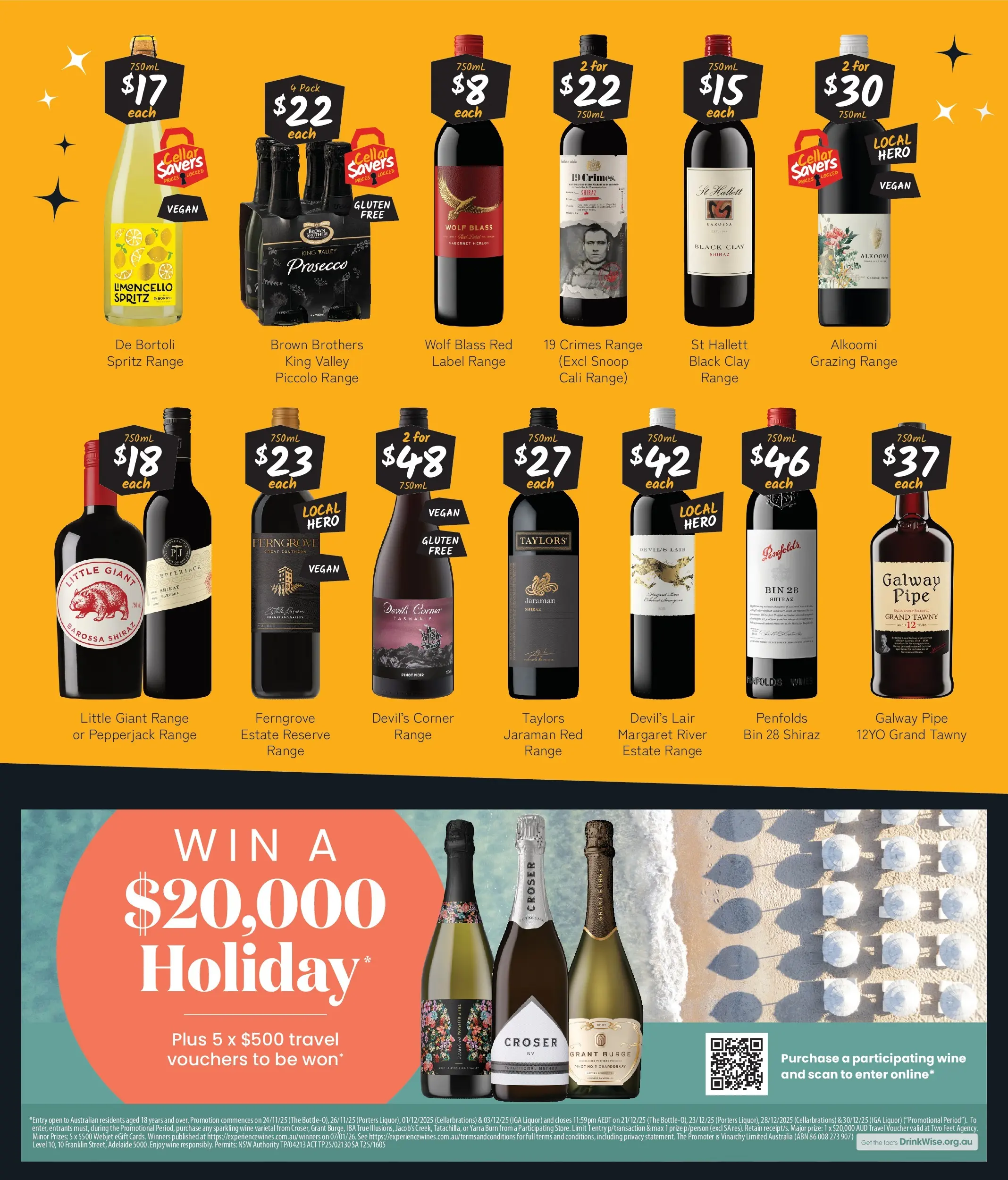 Cellarbrations Catalogue Perth, Cottesloe, Aveley - 15/12/2025 > weekly / monthly specials | Page: 7 | Products: Wine, Clay