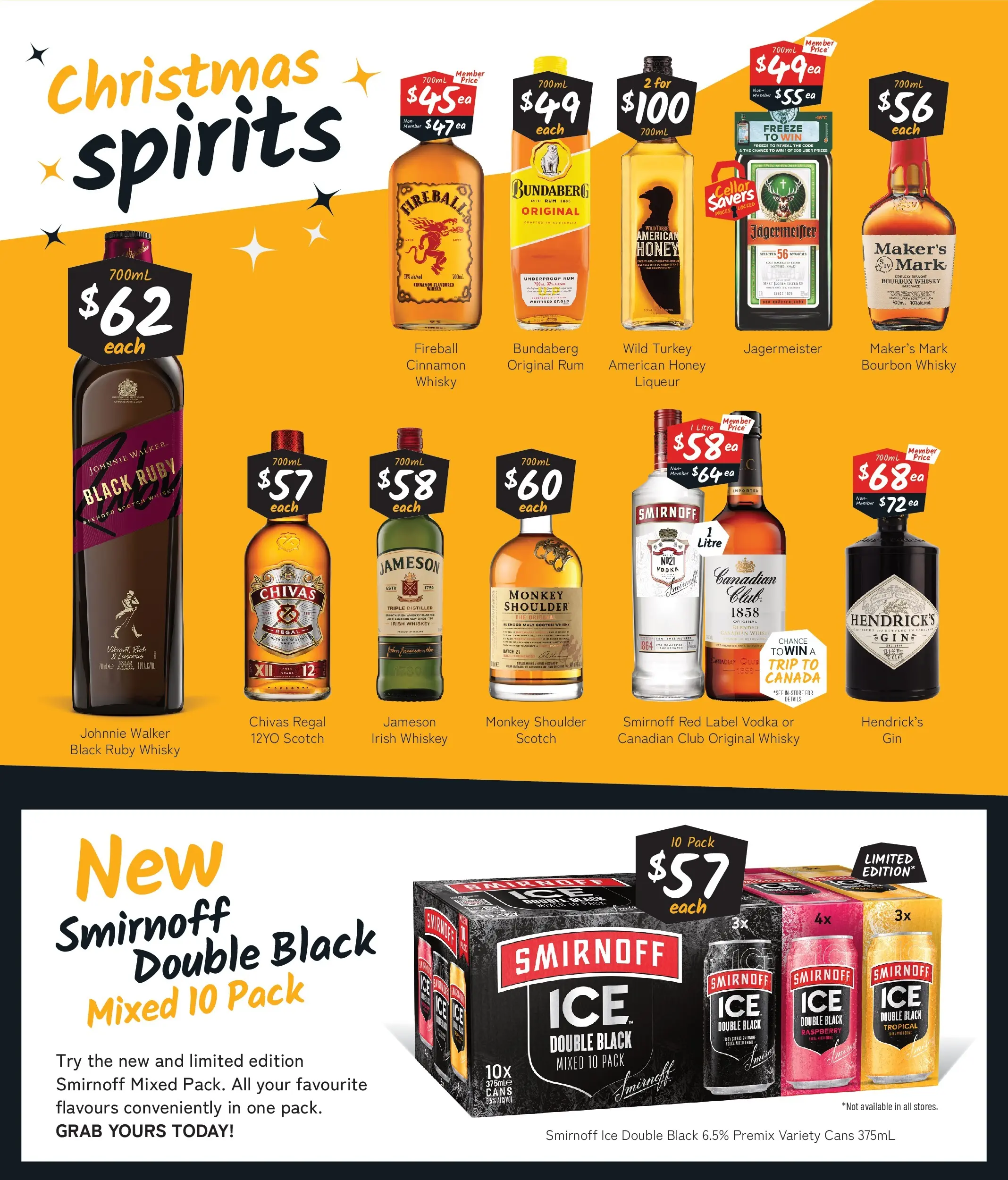 Cellarbrations Catalogue Somerset, Huonville, Hobart - 15/12/2025 > weekly / monthly specials | Page: 5 | Products: Honey, Vodka, Whiskey, Turkey