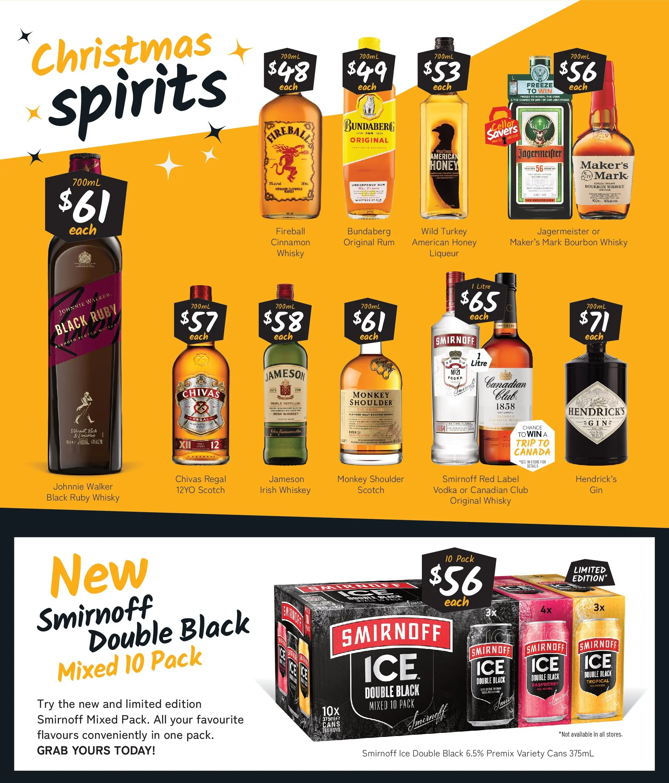 Cellarbrations Catalogue Roma, Miles, Longreach - 15/12/2025 > weekly / monthly specials | Page: 5 | Products: Honey, Bourbon, Whiskey, Turkey