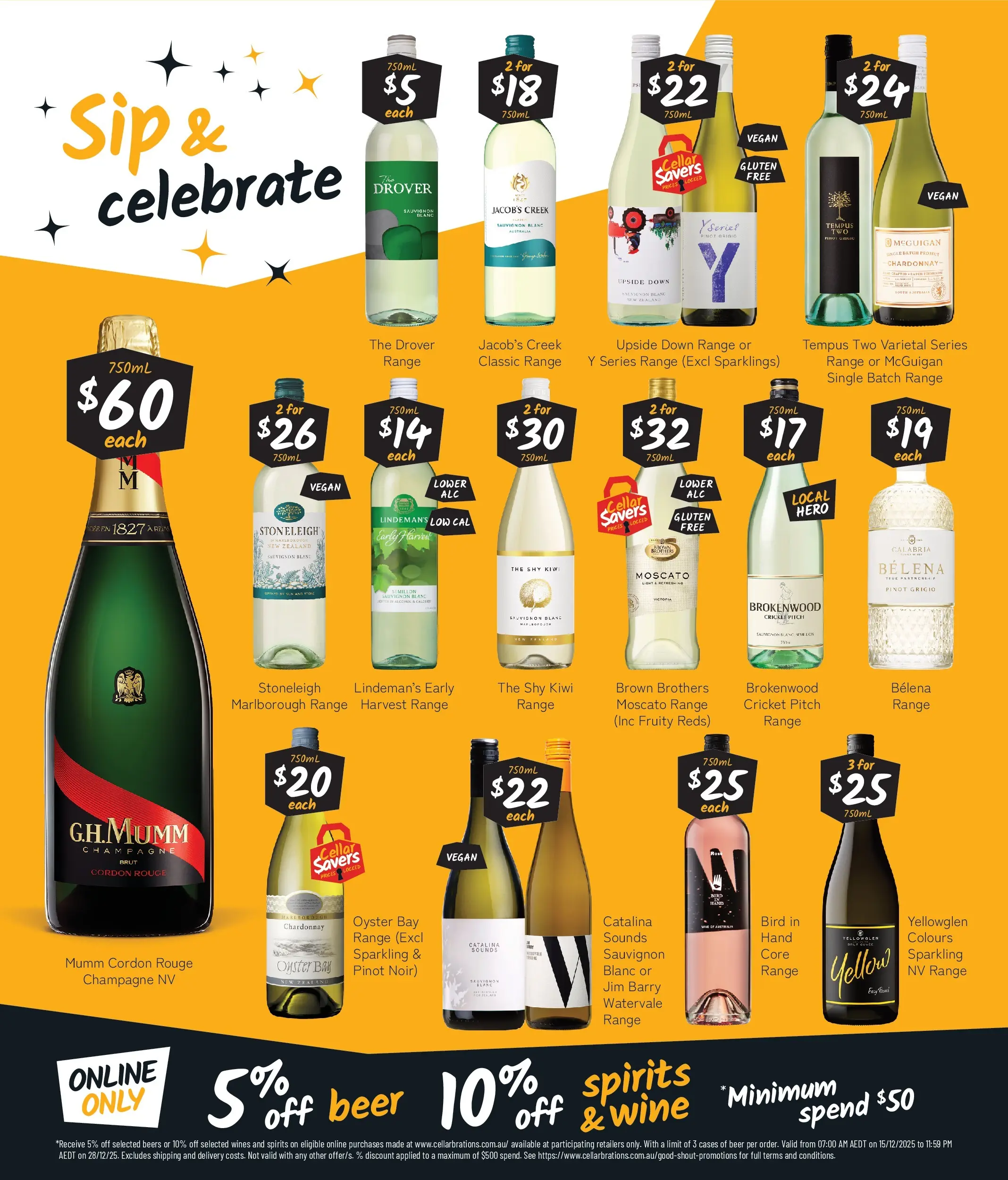 Cellarbrations - Christmas Drops that always hit the spot. Good Shout! - 14/12/2025 > weekly / monthly specials | Page: 6 | Products: Wine, Beer