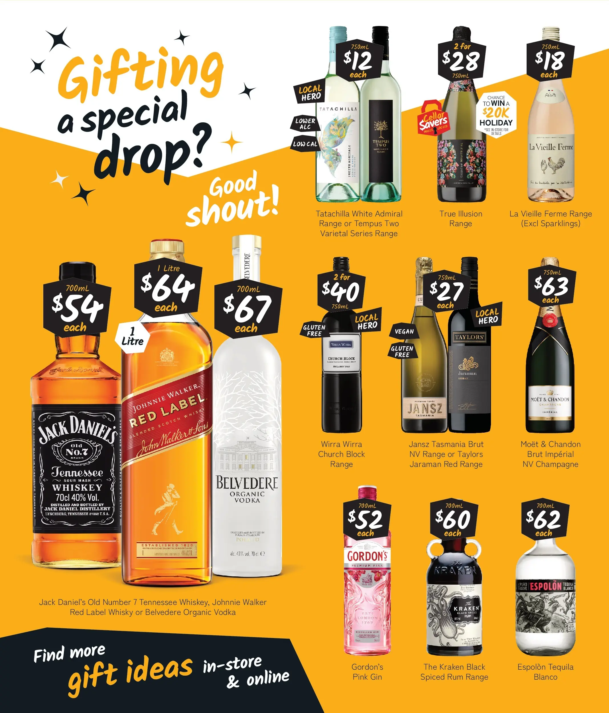 Cellarbrations - Christmas Drops that always hit the spot. Good Shout! - 14/12/2025 > weekly / monthly specials | Page: 2 | Products: Gin, Vodka, Whiskey, Scotch