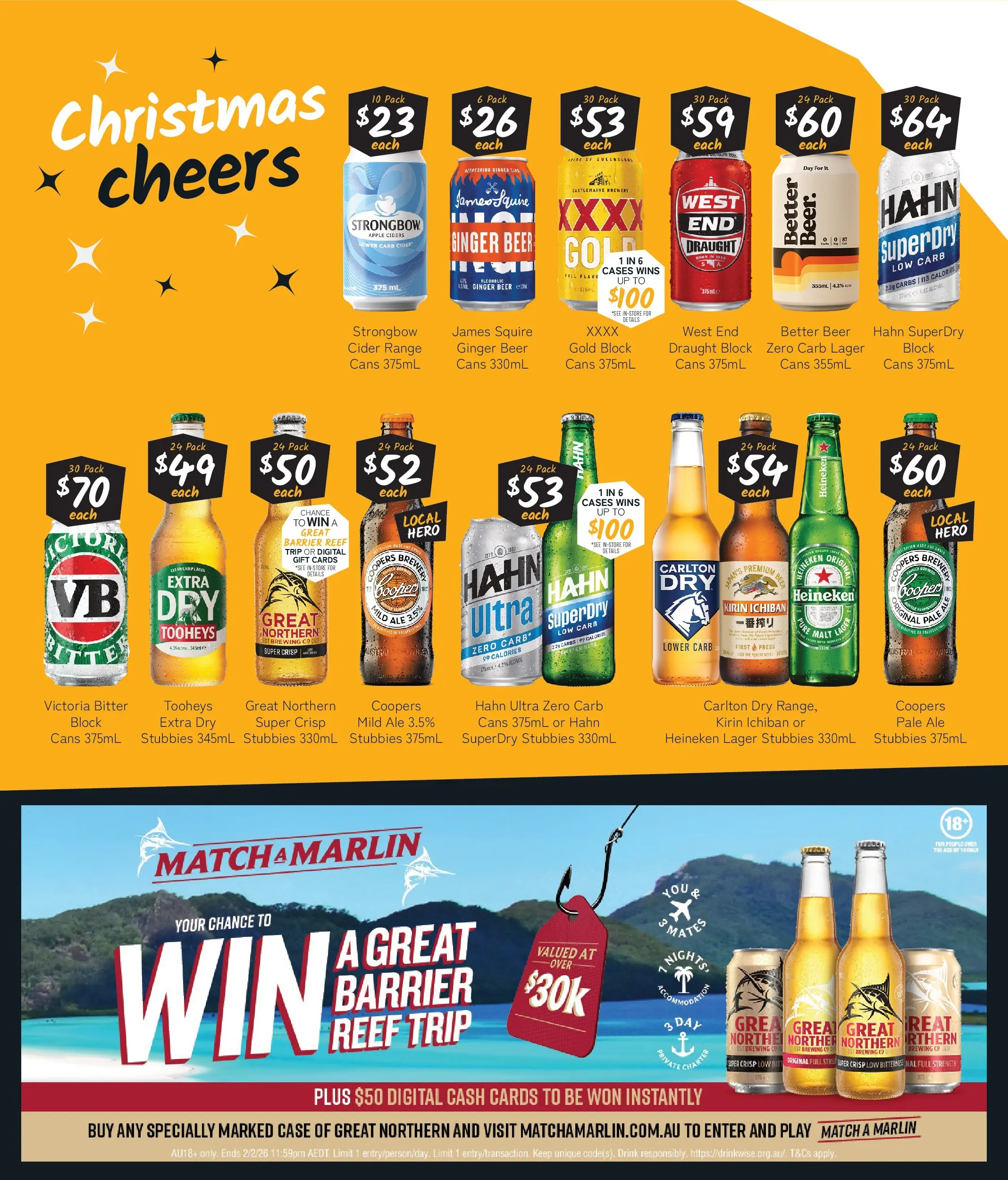 Cellarbrations - Christmas Drops that always hit the spot. Good Shout! - 14/12/2025 > weekly / monthly specials | Page: 4 | Products: Ginger, Beer, Digital, Case