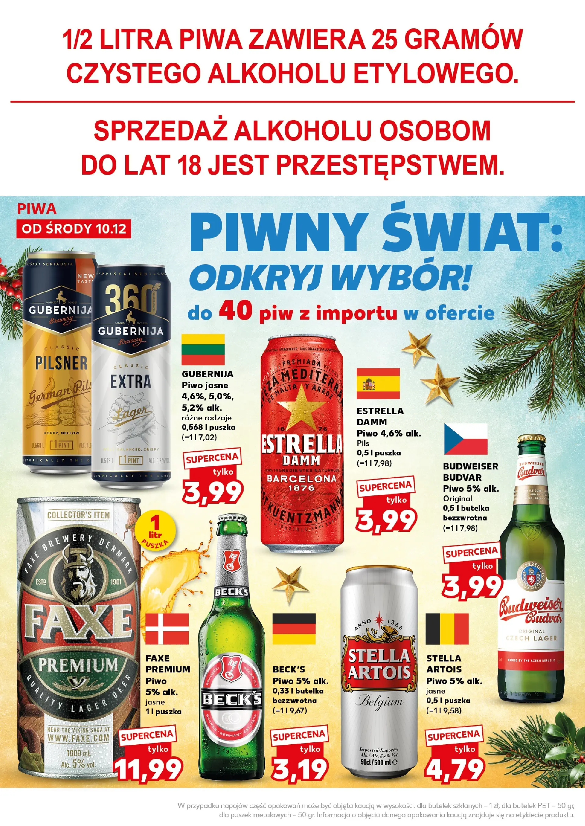 Kaufland gazetka od 13.12.2025 | Boże Narodzenie 🎄🎁 | Strona: 24 | Produkty: Piwo