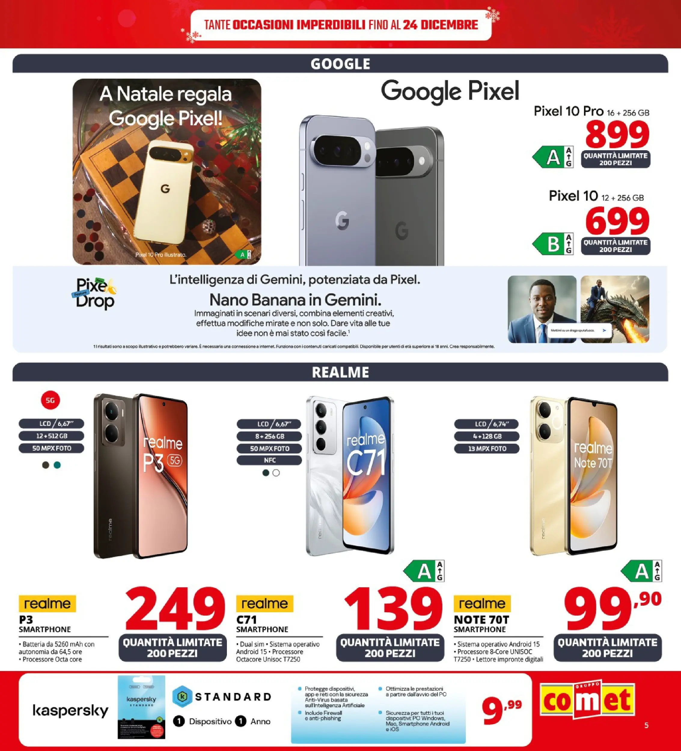 Nuovo Comet - SOTTOCOSTO da Comet! dal 11/12/2025 > offerte anteprima 🛍️ | Pagina: 5 | Prodotti: Smartphone, PC, Batteria